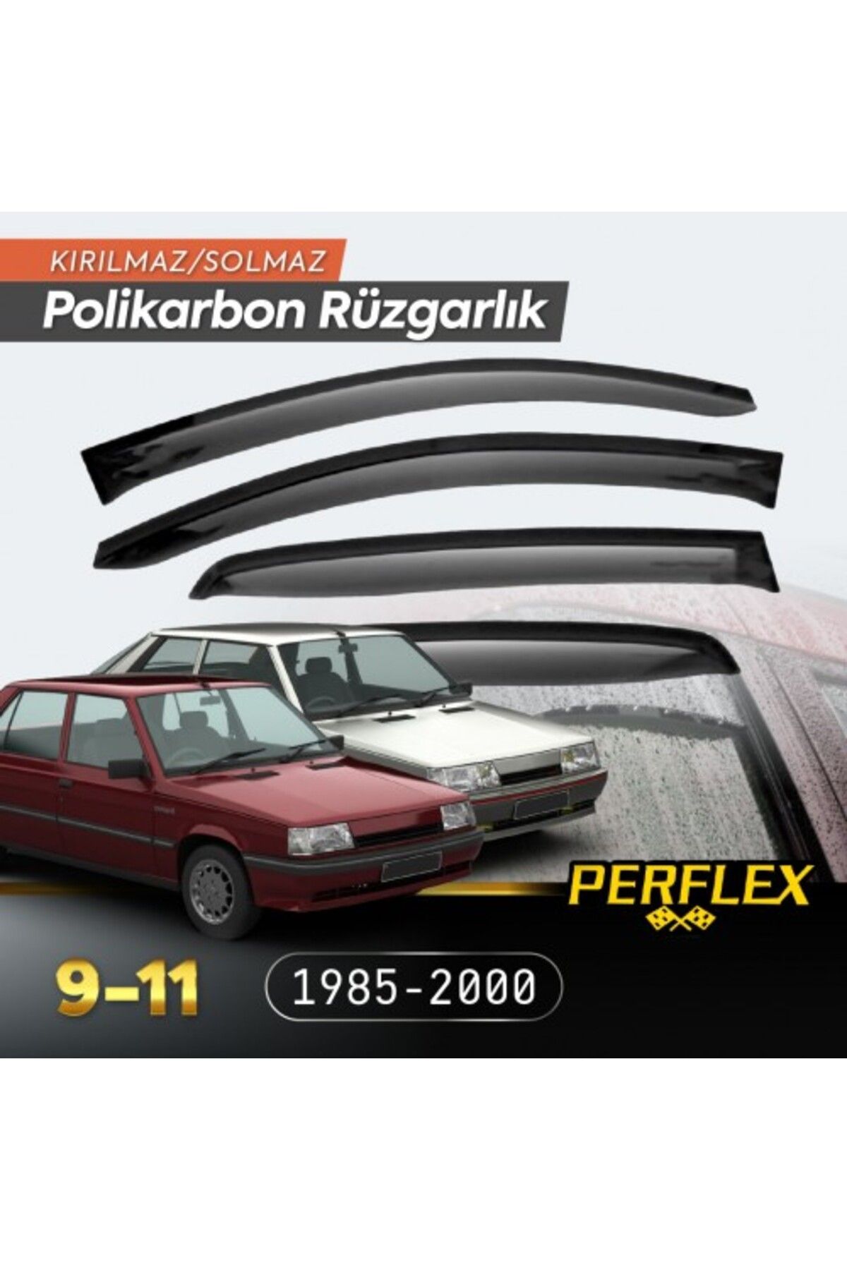 Hesmar Renault 9-11 1985-2000 Cam Rüzgarlığı V2 Mugen Uyumlu