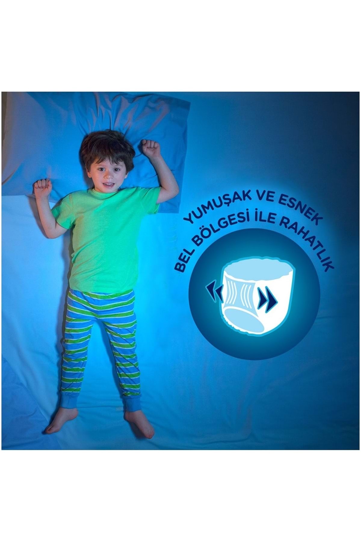 DryNites Emici Gece Külodu/Külot Bez Erkek 8-13 Yaş 30-48KG Large 81 Adet 9PK*9 AltIslatmalara Karşı fotoğrafı 5 (önizleme)