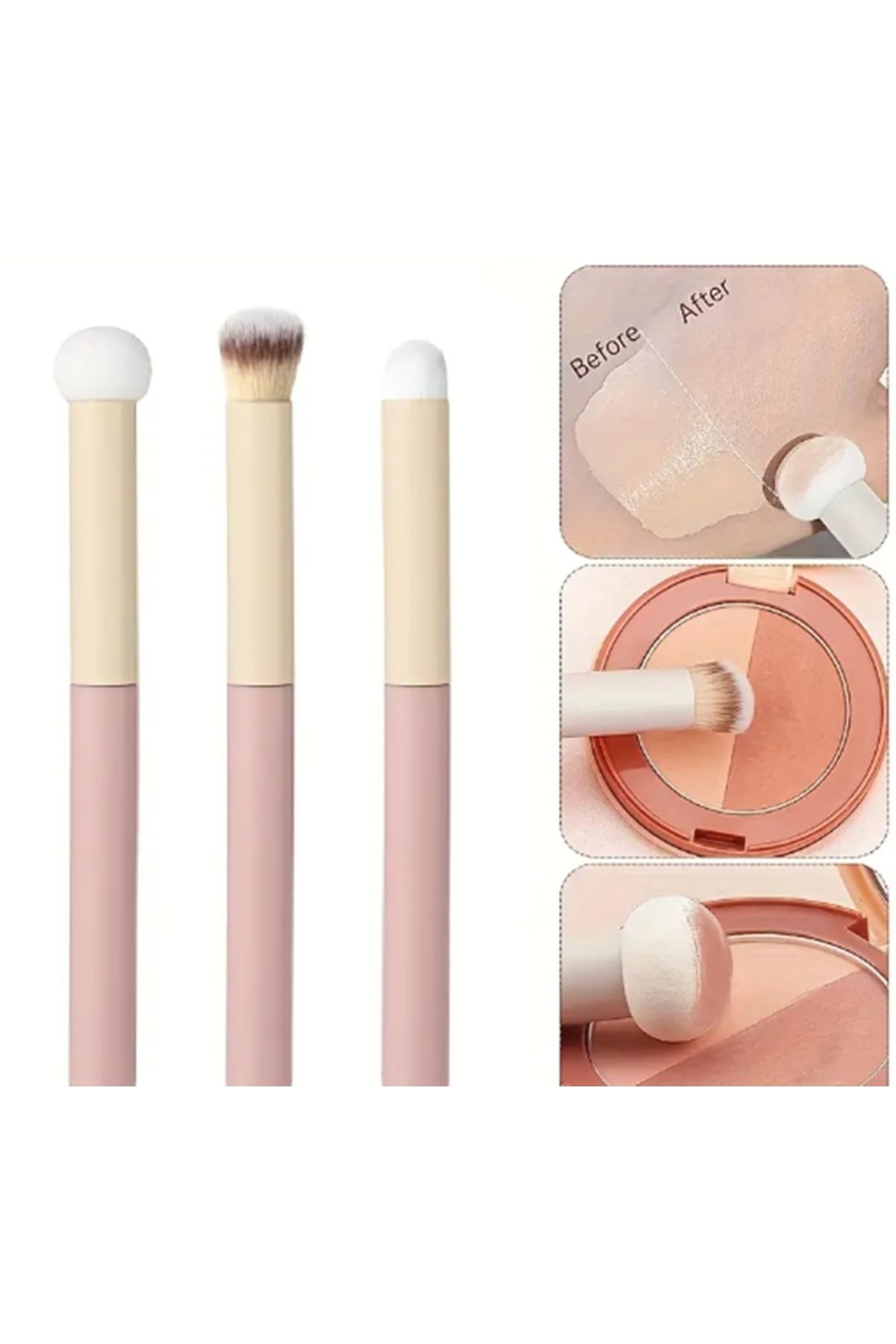 gaman-Mini dozator de fond de ten și aplicator de contur pentru machiaj zilnic Set de 3 corectoare 8