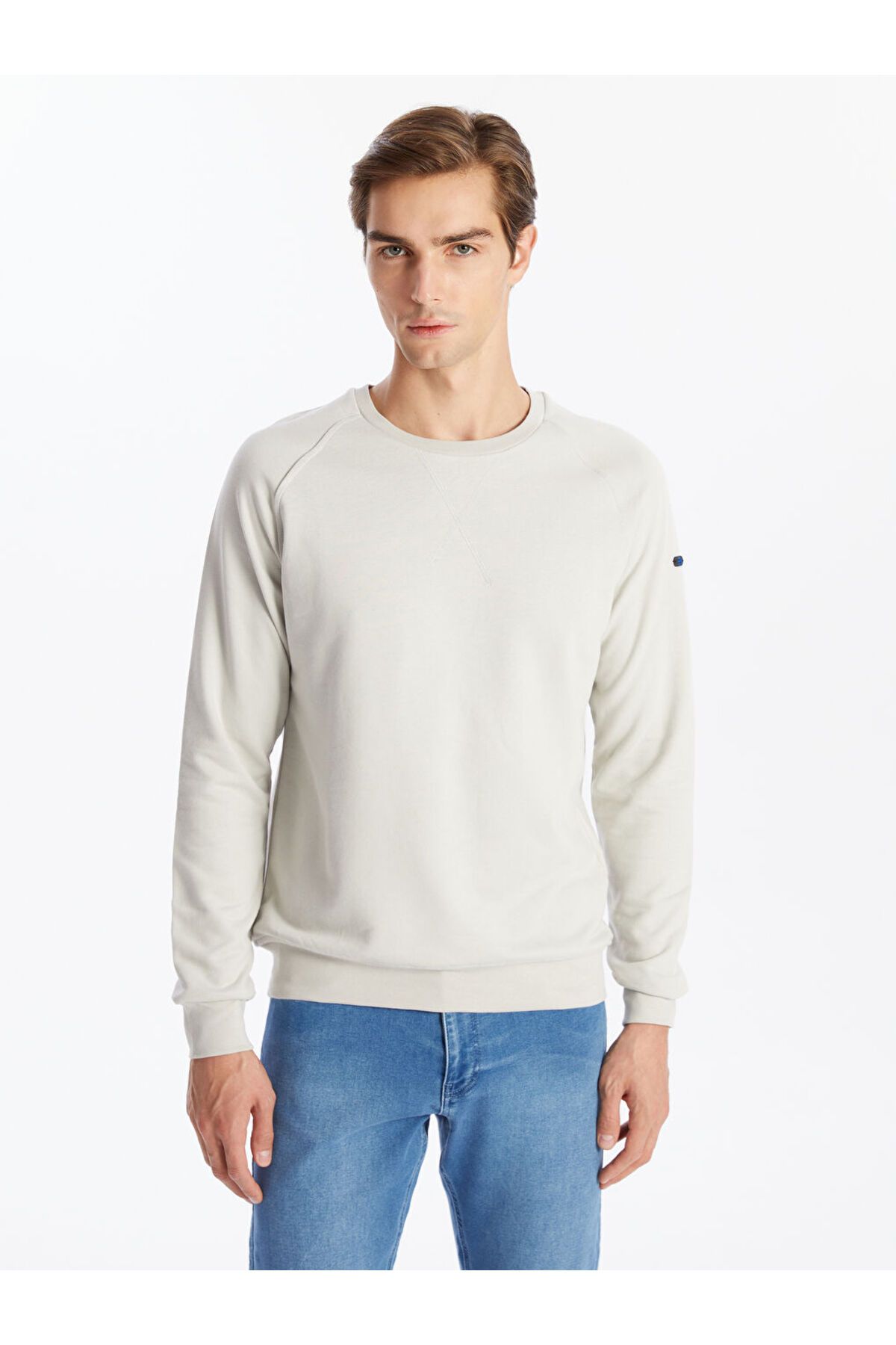 LC Waikiki Bisiklet Yaka Uzun Kollu Erkek Sweatshirt