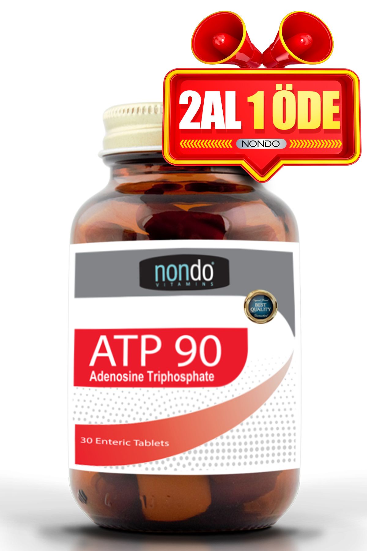 Nondo-Atp 90 Adenosine Trifosphate - 30 Enteric Tablets 1