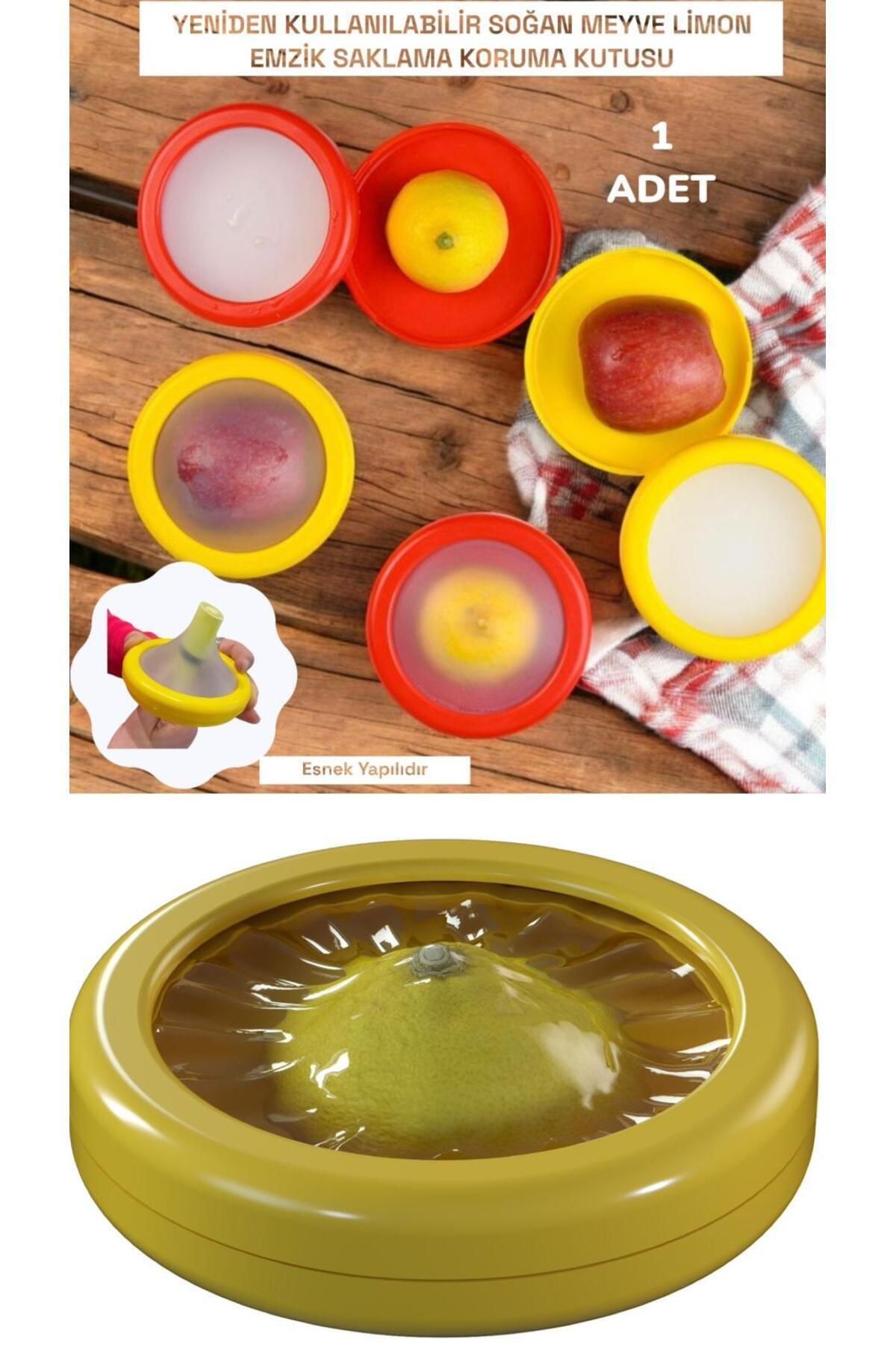 Bayev-Reusable 1Pc Onion Fruit Vegetable Lemon Fresh Container That Preserves Freshness 3
