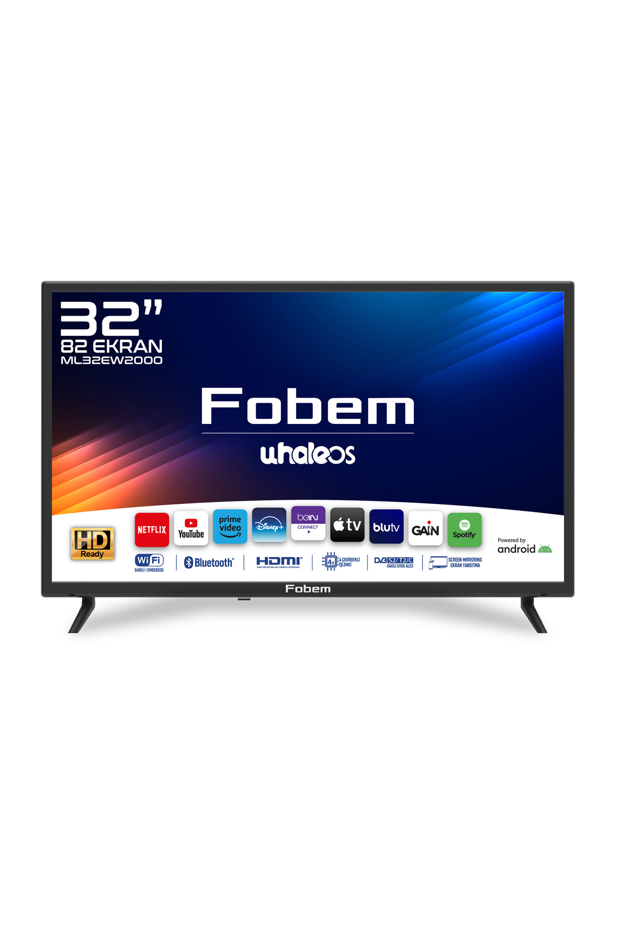 ML32EW2000 32" 82cm Ekran HD Ready Whale OS Smart TV - Dahili Uydu Alıcılı LED T