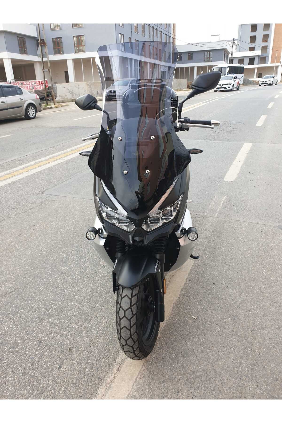 RKS Blade 250 -350   Siperlik Ön Cam 2023-2025 Model 75cm Füme Renkli 4mm UZUN CAM