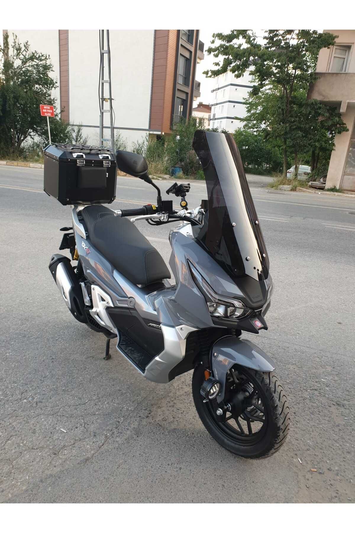RKS Freccia 150 Siperlik Ön Cam 2022-2025 Model 65cm Siyah Renkli 4mm ORTA BOYLU CAM
