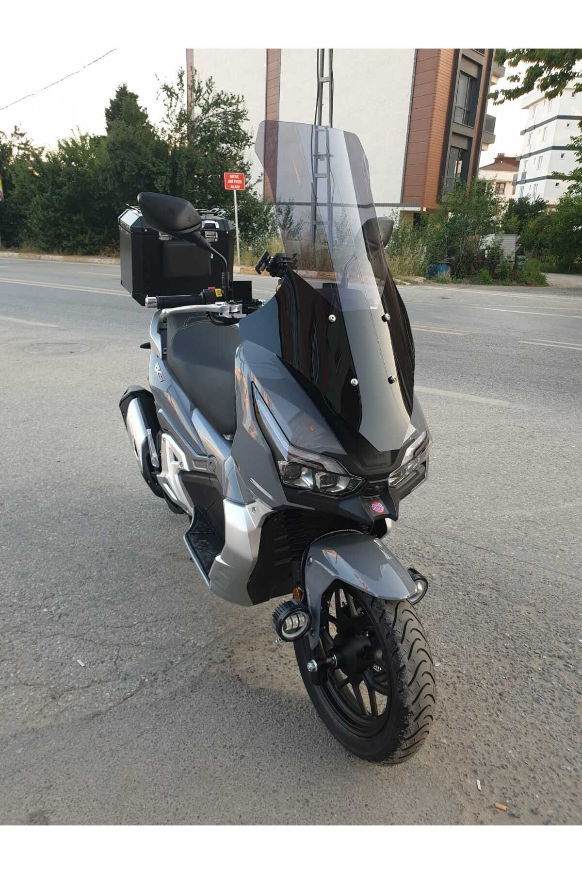 RKS Freccia 150 Siperlik Ön Cam 2022-2025 Model 78cm Füme Renkli 4mm UZUN CAM