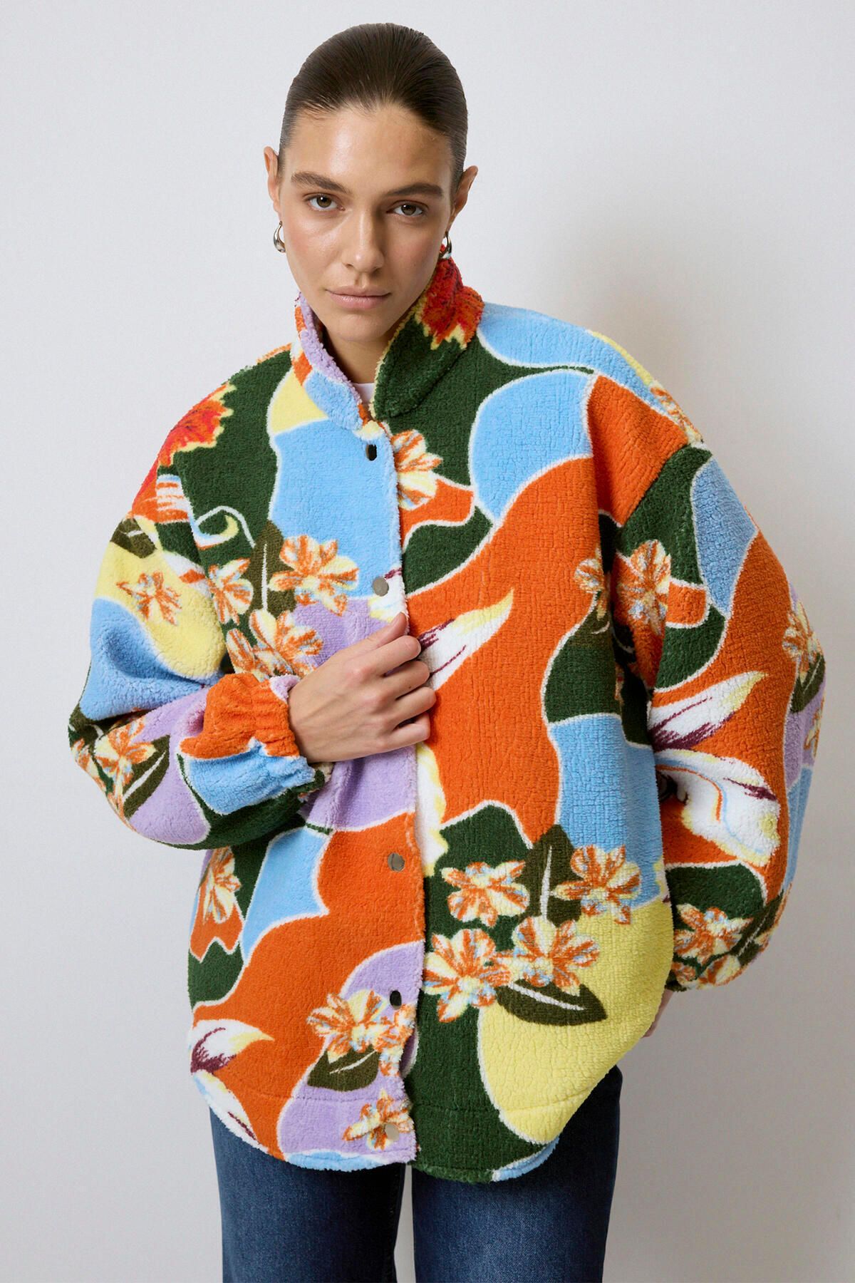 Touché Privé-Plush Jacket with Patterns 3