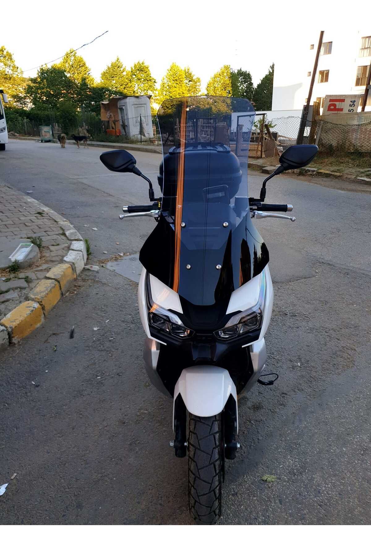 RKS Freccia 150 Siperlik Ön Cam Alt Siyah 2022-2025 Model 75cm Füme Renkli 4mm UZUN CAM