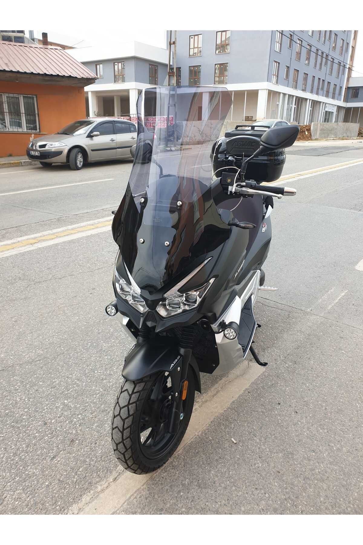 RKS Blade 250 -350   Siperlik Ön Cam 2023-2025 Model 75cm Füme Renkli 4mm UZUN CAM