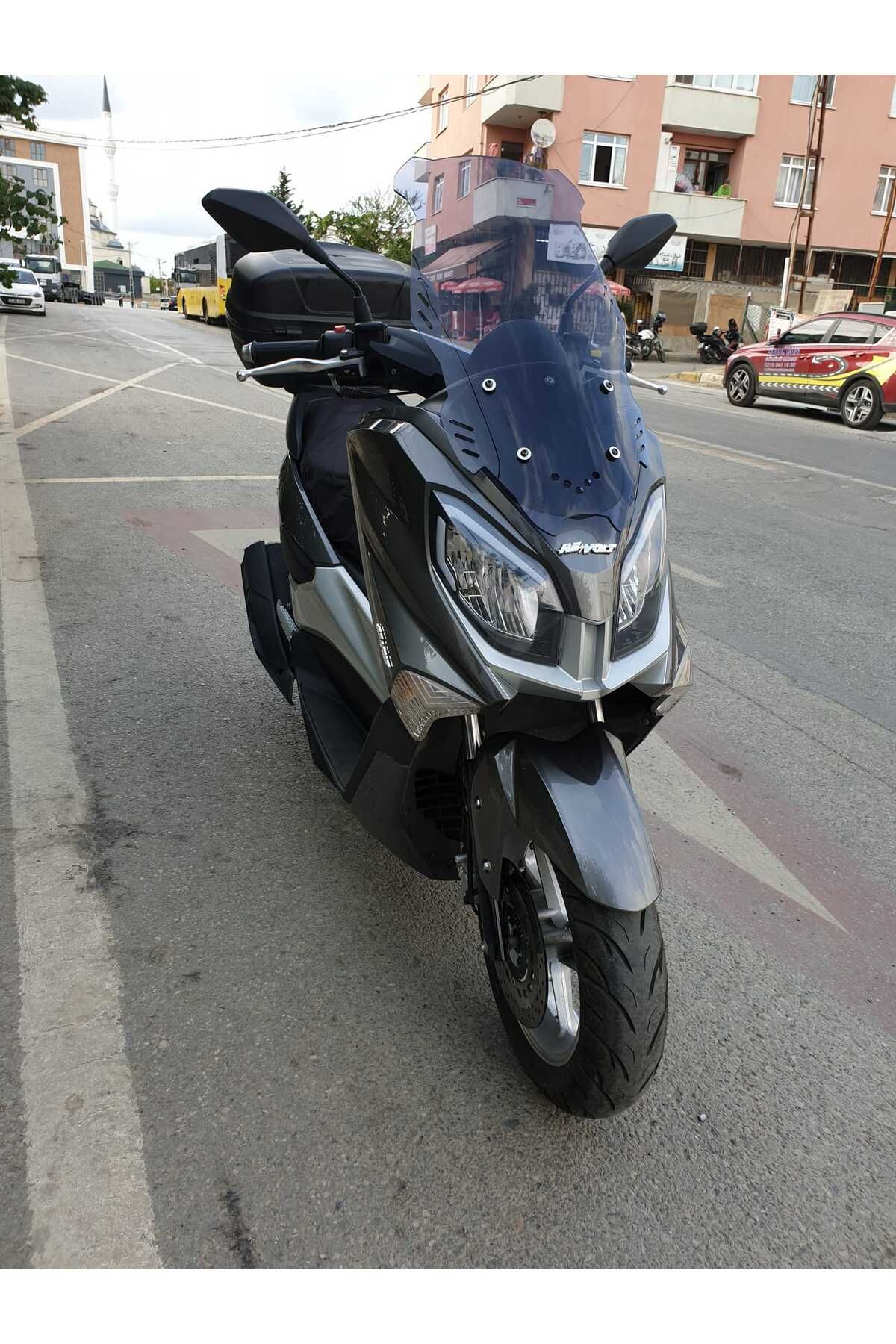 Revolt Rm5 Siperlik Ön Cam 2020 2021 Model 65cm Füme Renkli 4mm ORTA BOYLU CAM