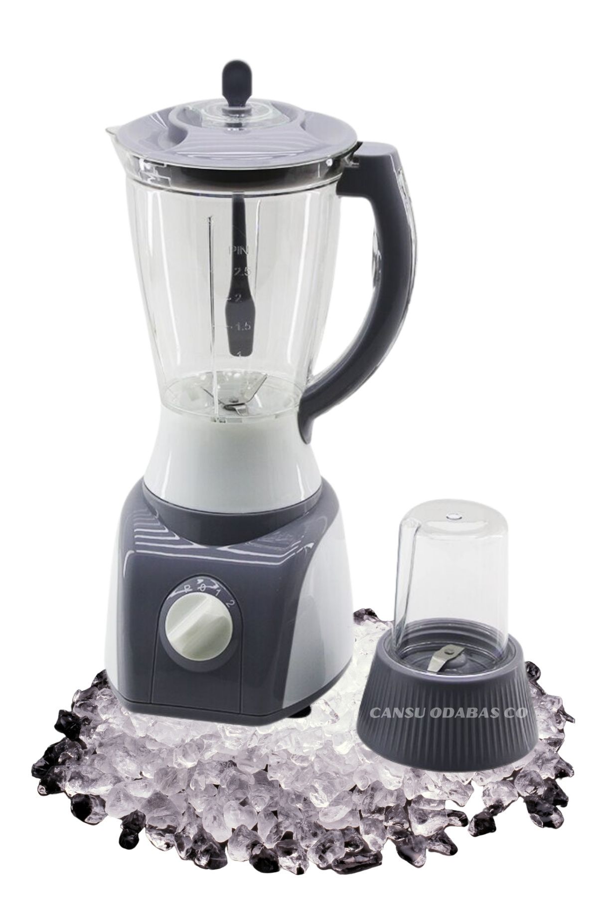 CANSU ODABAS CO 1500W Motor Gücü Buz Kırıcı Blender Bpa Free Personal Smoothie Blender