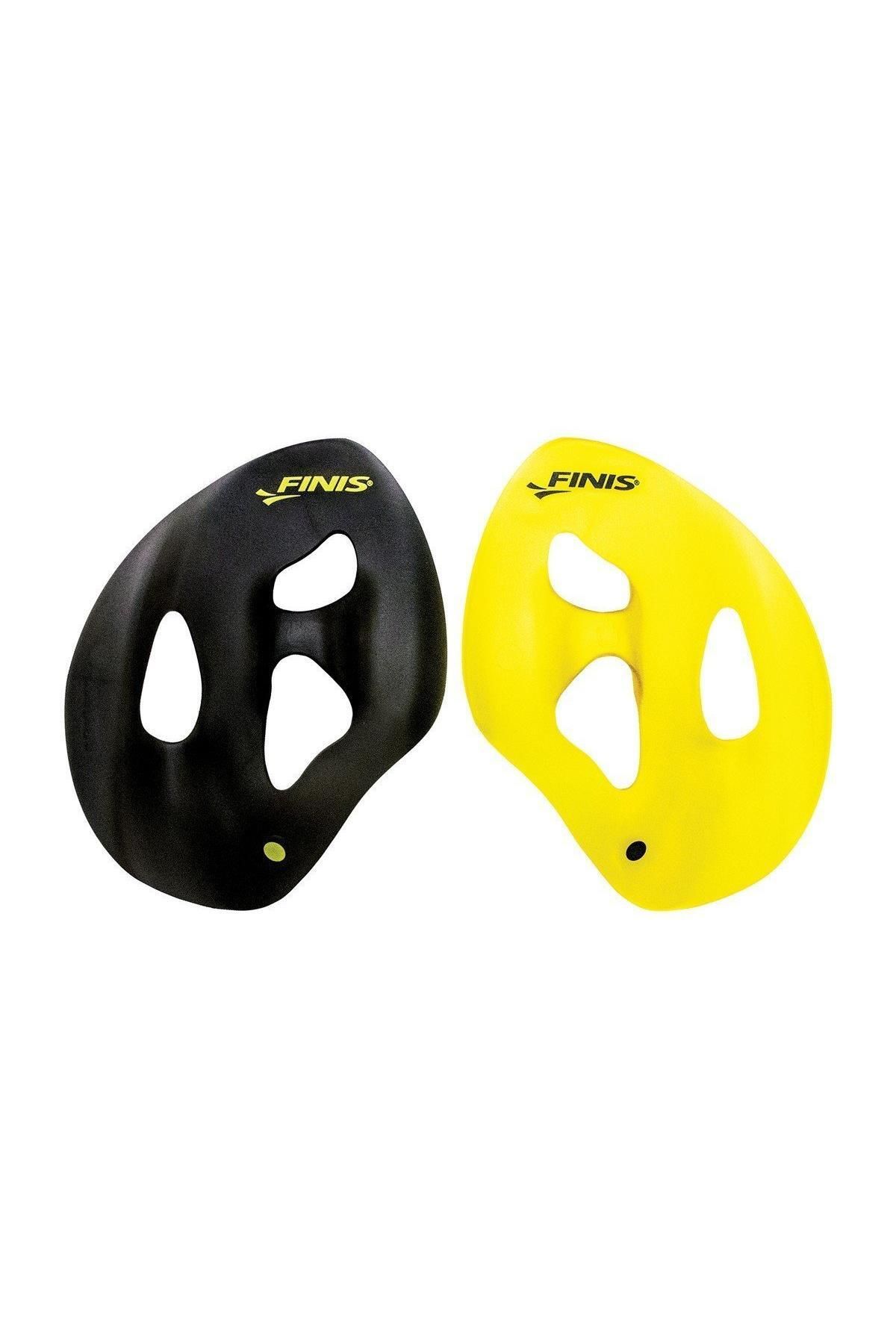 Finis-Iso Swimming Pallet, Training Hand Pallet, Yellow-Black 1