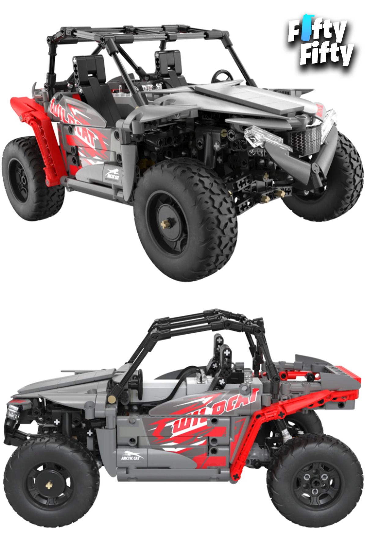 Vagonlife-Cada Arctic Cat Wildcat Xx -C62006W (686 Pieces) Remote Control Toy Construction Set 2
