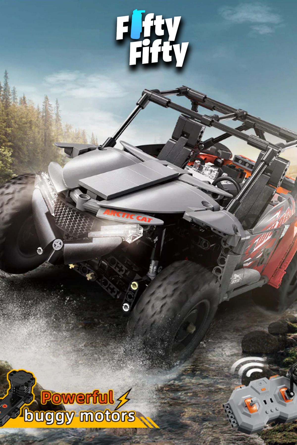 Vagonlife-Cada Arctic Cat Wildcat Xx -C62006W (686 Pieces) Remote Control Toy Construction Set 5