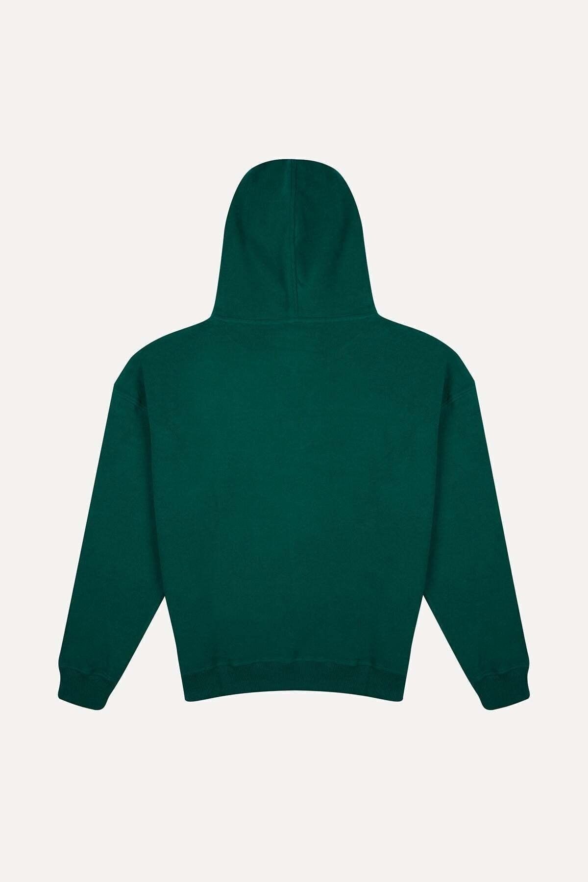 WWF Market Squirrel Super Soft Hoodie - Nefti Green