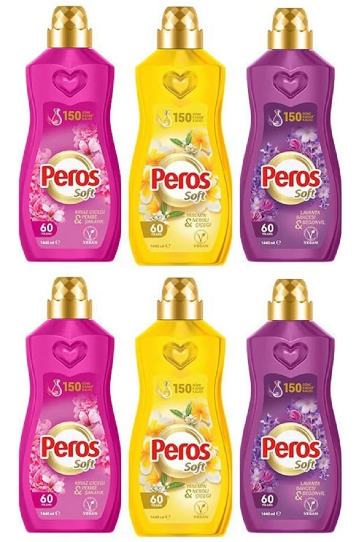 Peros Yumuşatıcı Yasemin Neroli & Lavanta & Kiraz 1440 ml X 6'lı