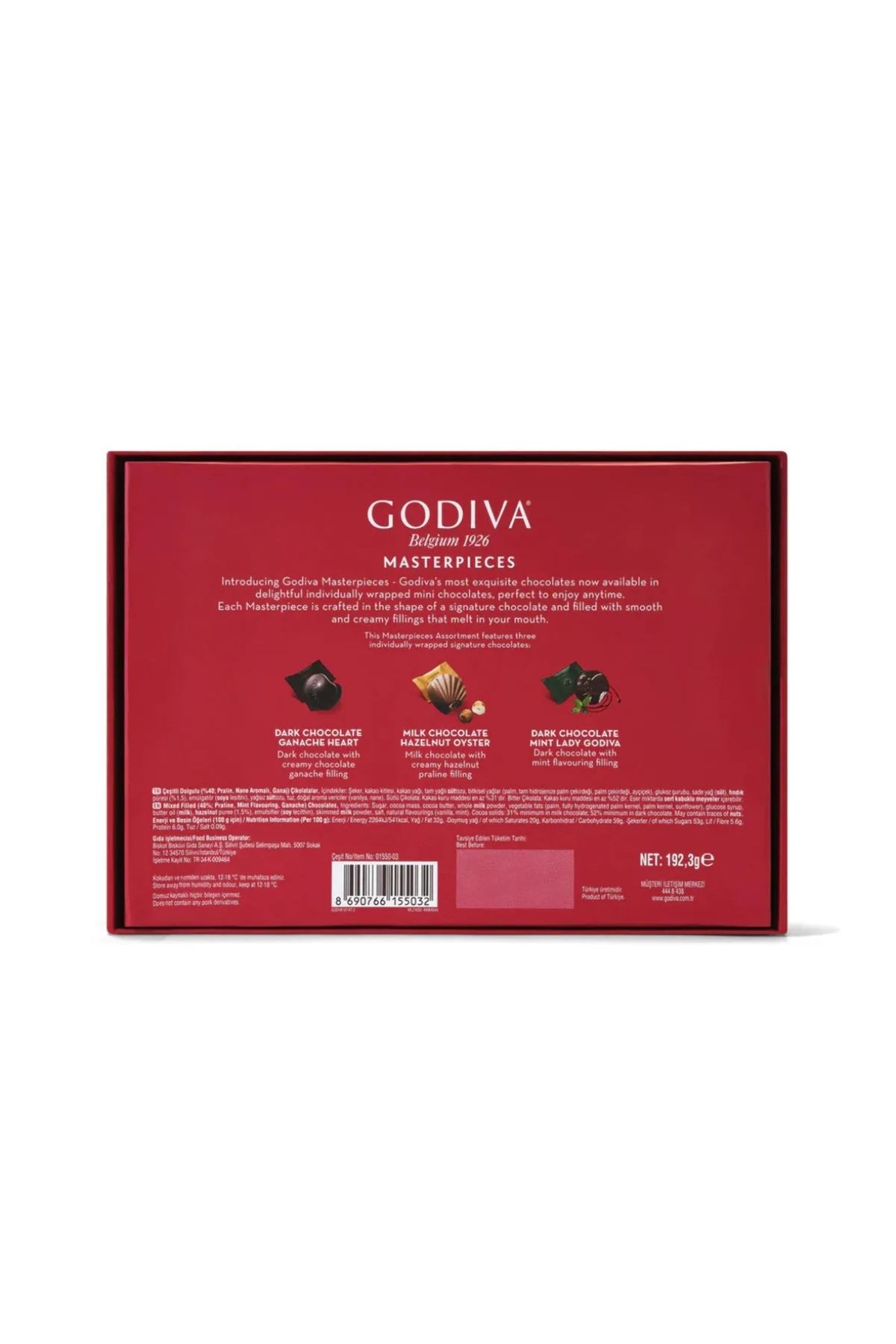 Godiva-New Year Belgian Chocolate - 192.3 Grams X 1 Piece 5