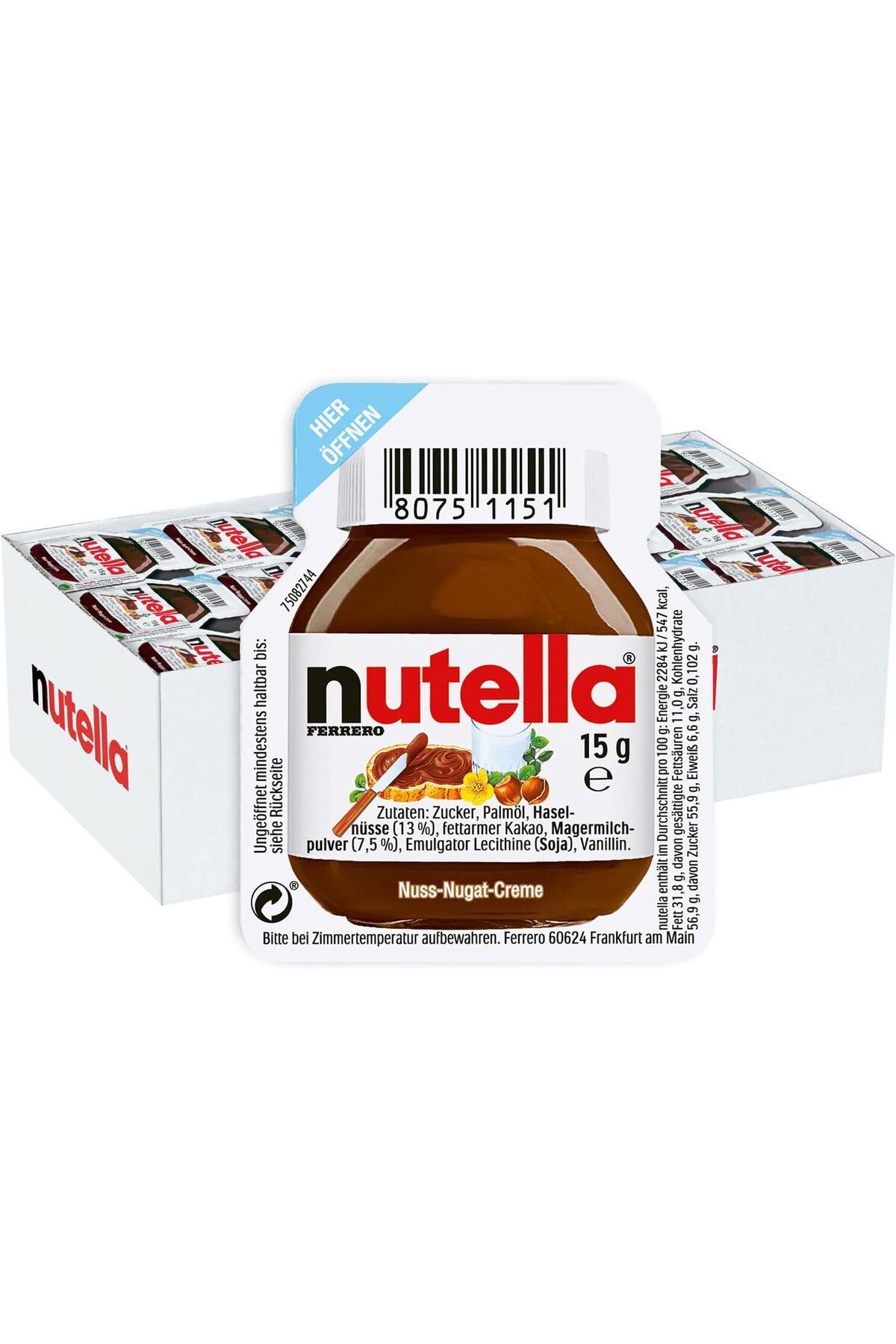 Nutella 15 GR*120