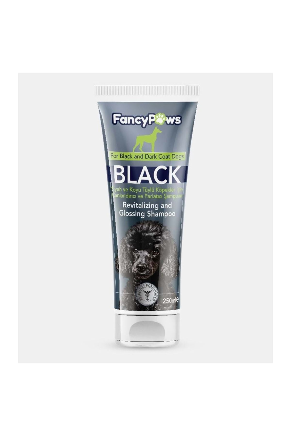 Fancy Paws Siyah ve Koyu Tüylü Köpekler için Canlandırıcı ve Parlatıcı Şampuan 250 ml