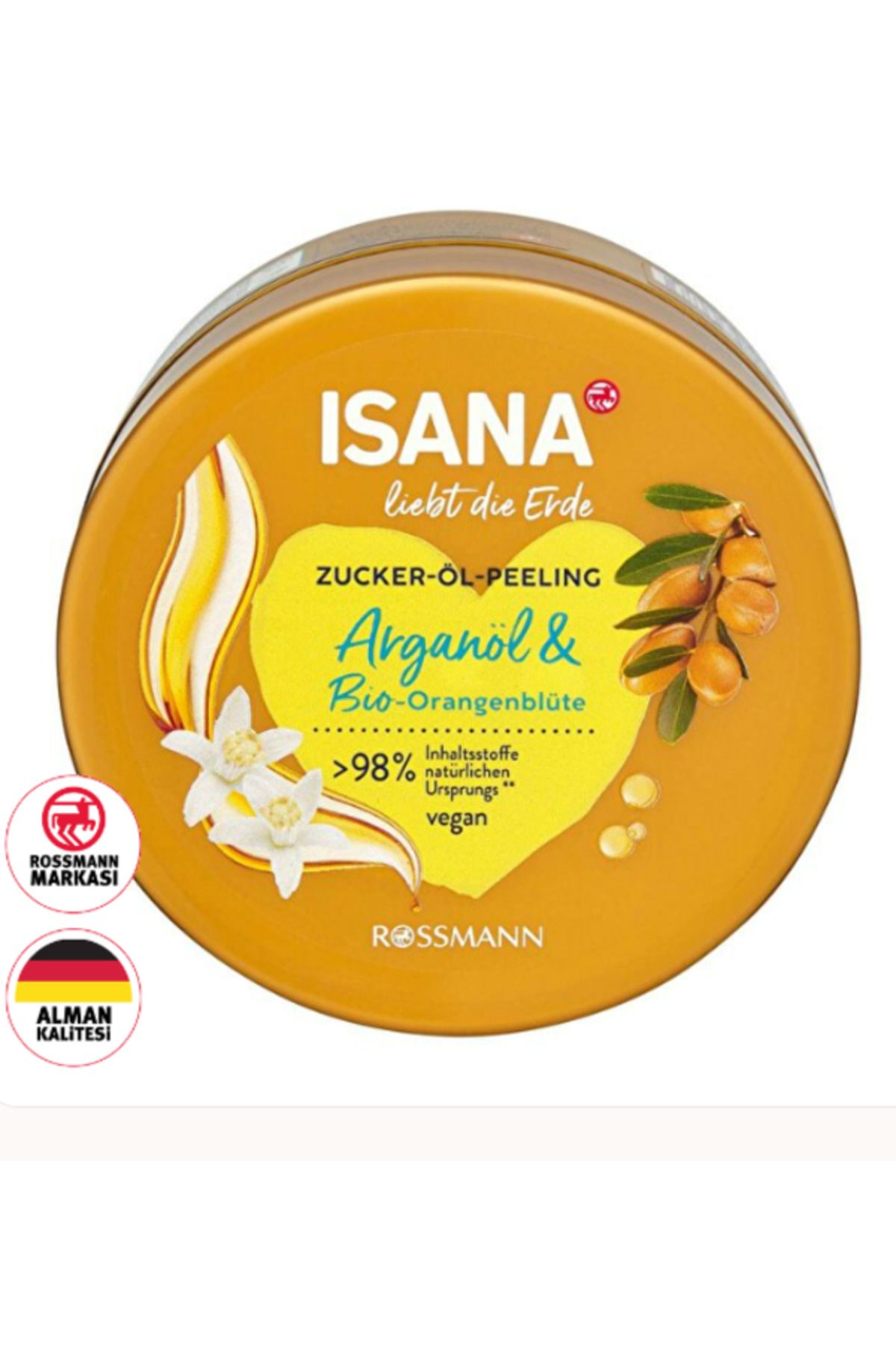 Isana Professional Isana Vücut Peelingi Doğayı Sev Argan Yağ 230 gr