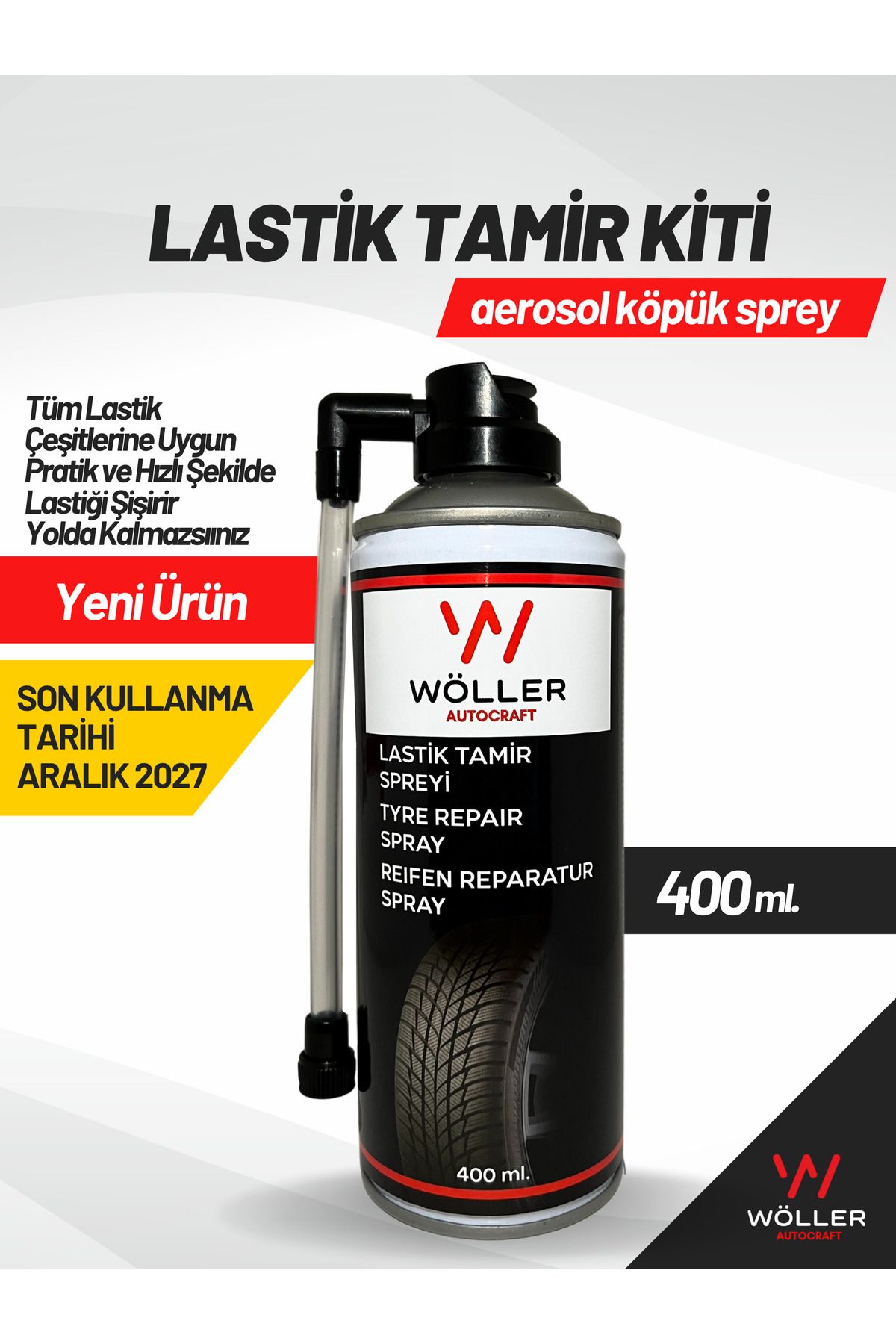 wöller Lastik Tamir Kiti Lastik Tamir Spreyi 400 Ml