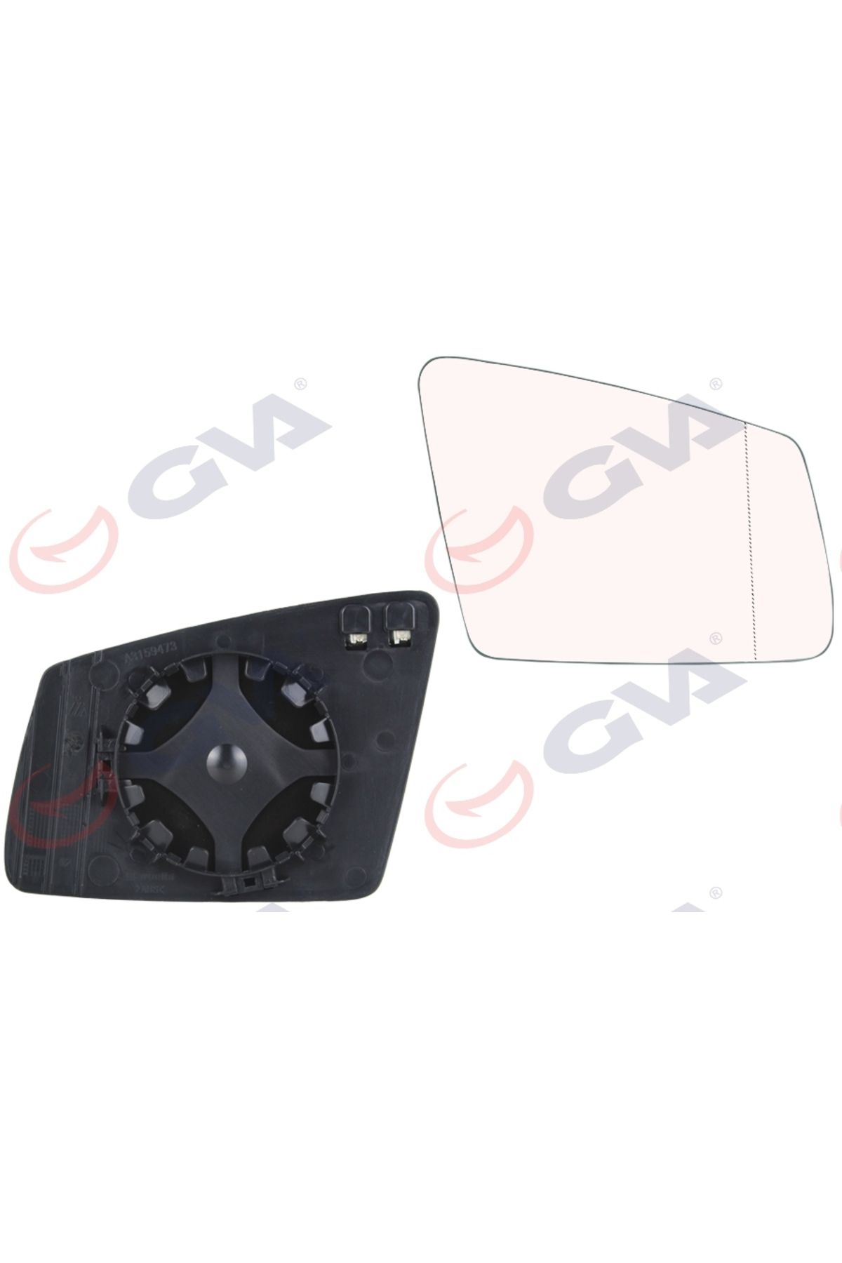 GVA DIS DIKIZ AYNA CAMI SAG (ISITMALI. ASFERIK) MERCEDES W204 W212 C207 C218 W221 A2128102521