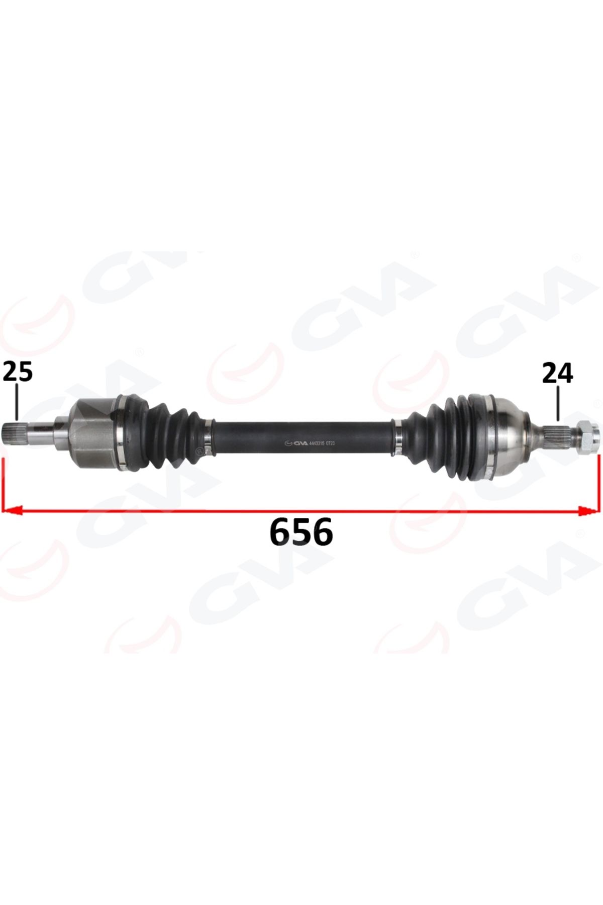 GVA KOMPLE AKS ÖN SOL PSA 301 1.6 HDI 100 PS EURO 6 (18-) 9809710080-1613396280-9812036280