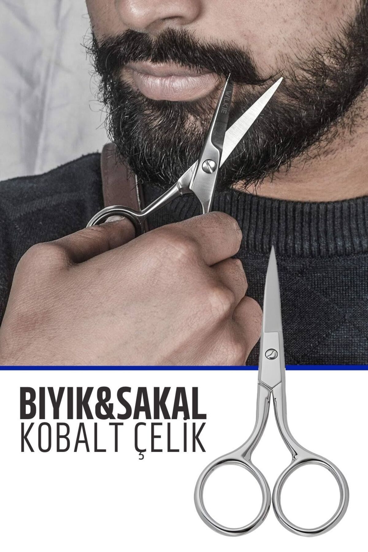 Transformacion Bıyık Sakal Düzeltme Makası 10 cm Solingen Professional 721050