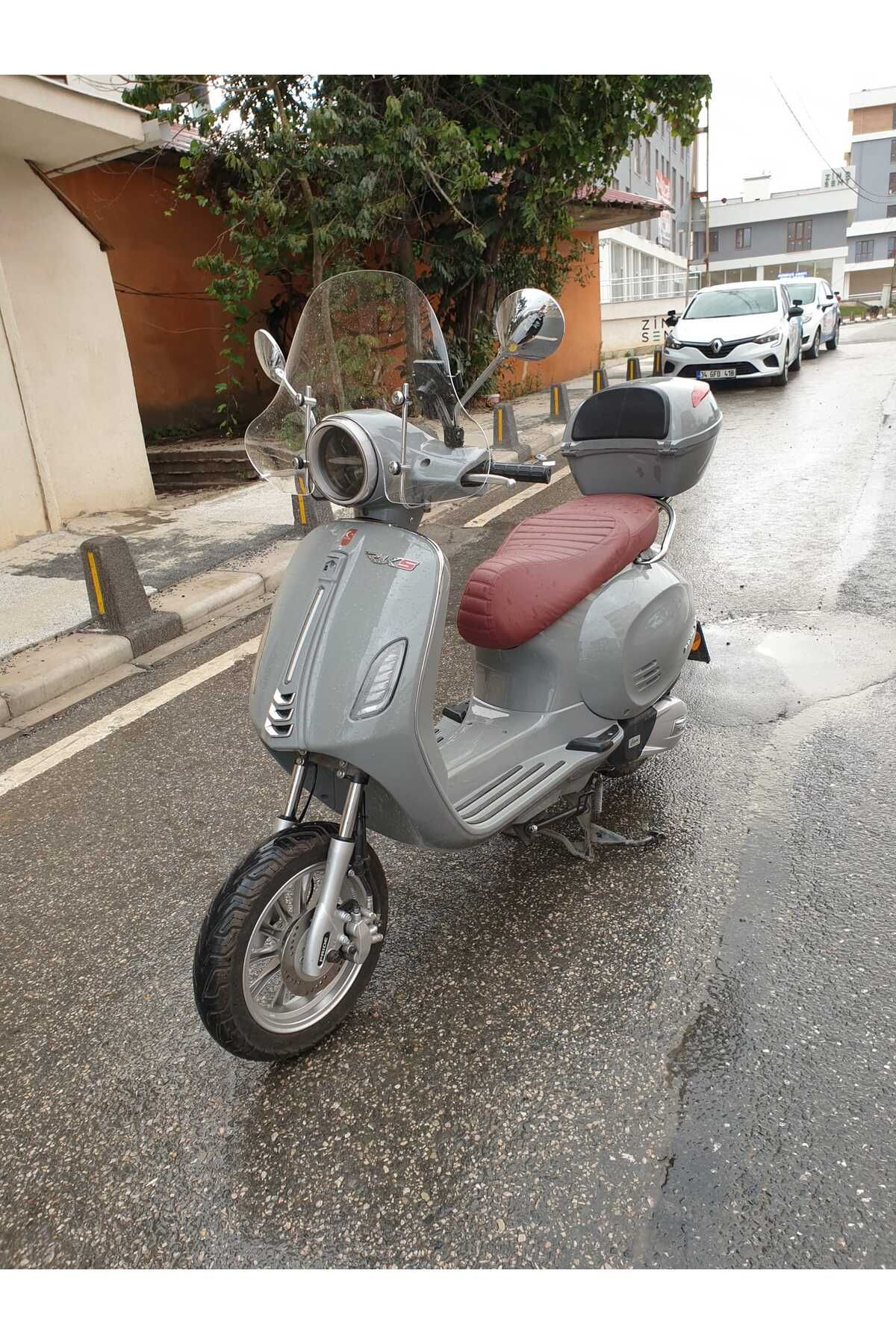 RKS Pride 125 Siperlik Ön Cam 2023-2025 Model 39cm Şeffaf Renkli 4mm APARAT GÖNDERİLMEYECEK