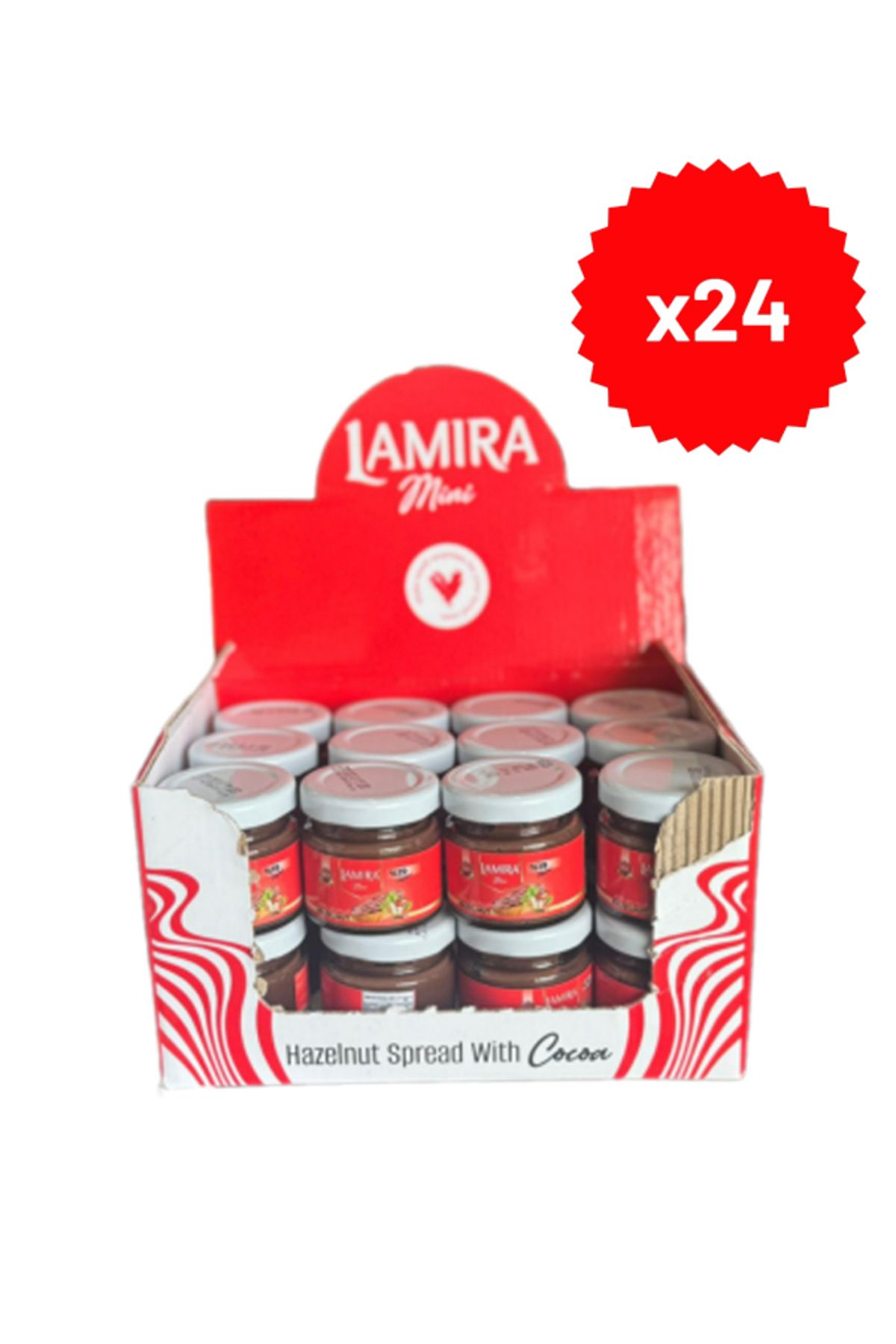 LAMİRA Lamira Kakaolu Fındık Ezmesi 40g*24