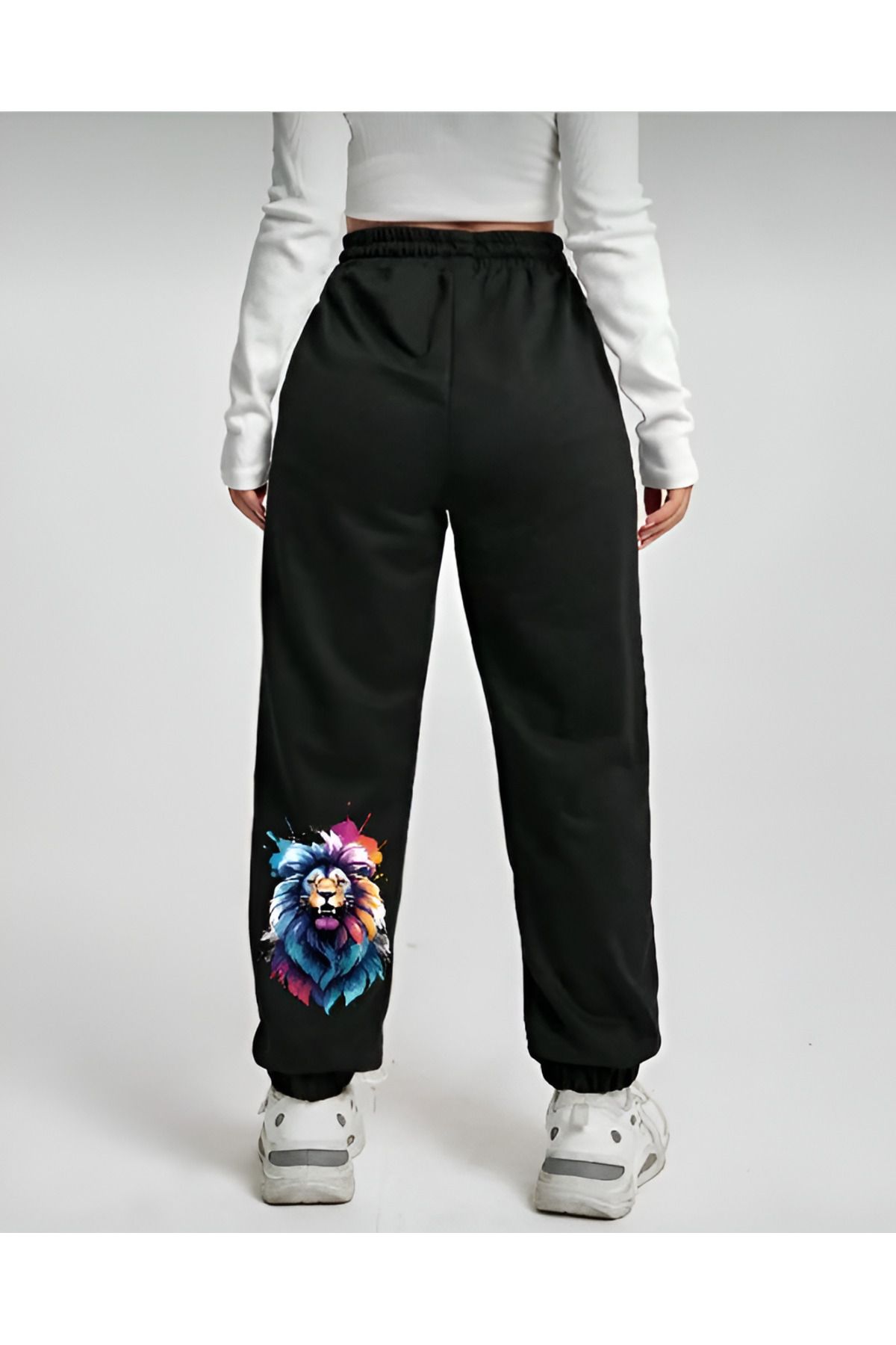 belean Pantaloni De Trening Pentru Femei Cu Imprimeu La Spate Unisex - M