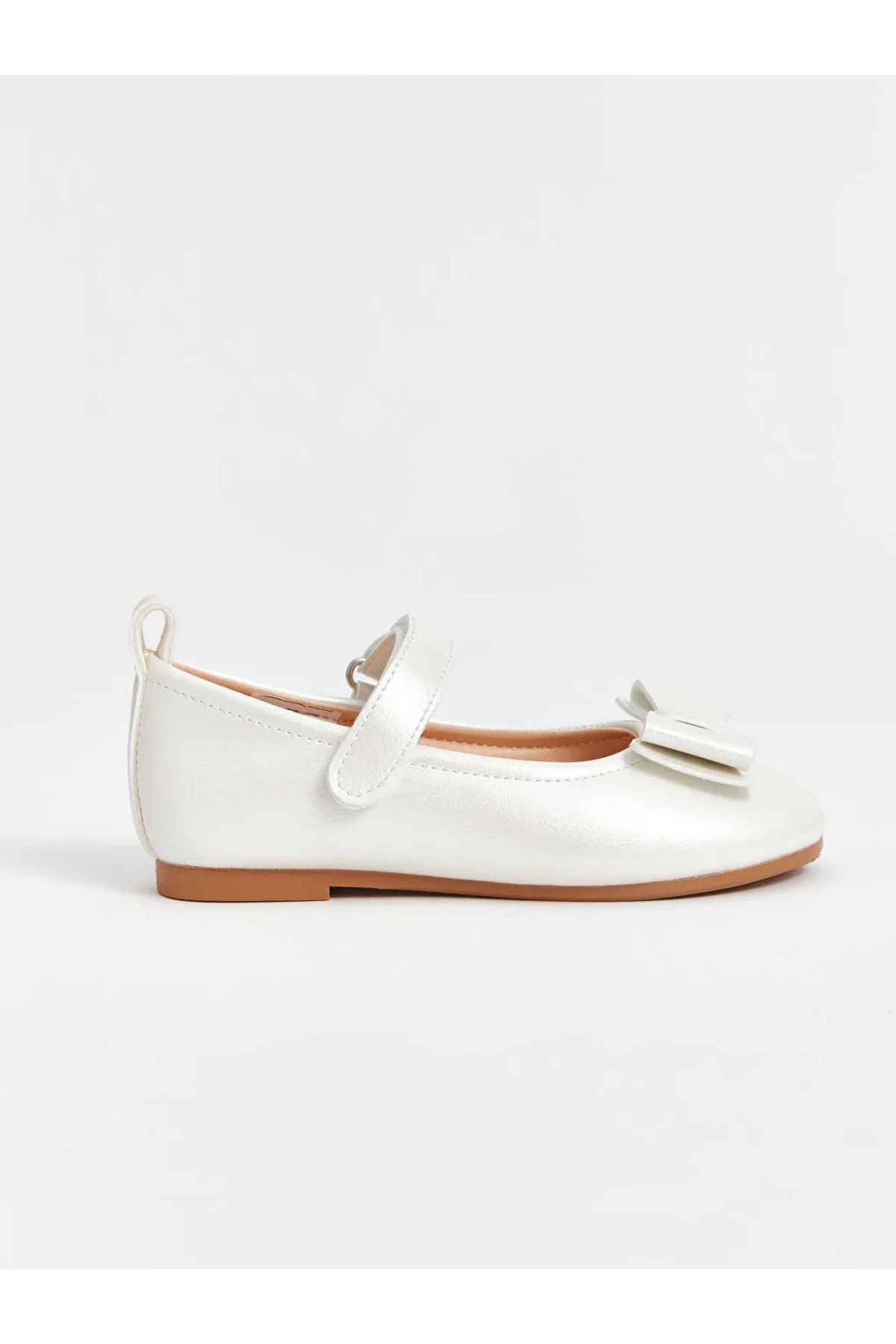 LC Waikiki-LCW STEPS Μπεζ Φιόγκος Λεπτομερείς μπαλαρίνες για κορίτσια 2