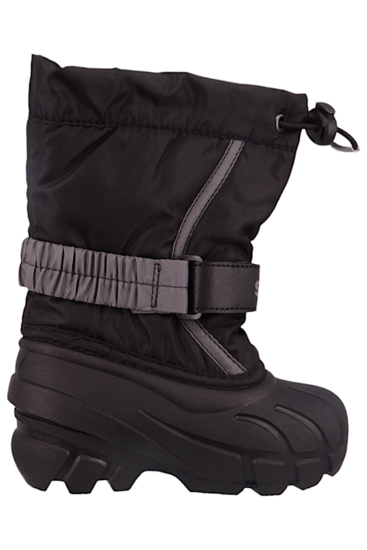 Sorel-Kinder Stiefel Winterschuhe Flurry 2114082 Schwarz 016 Black mit Wasserdichtem Thermogummi & 2,5 6