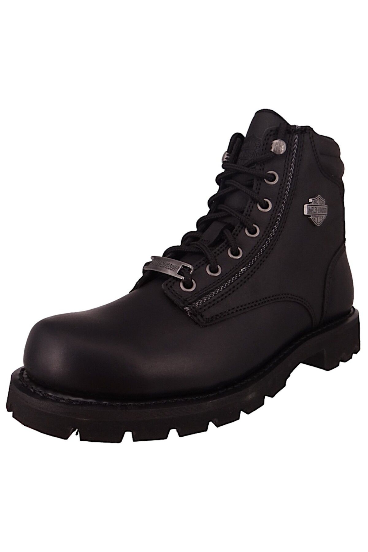 Harley Davidson-Herren Bikerboots Stiefelette Clarkson D93862 Schwarz Black Leder/Synthetik 1