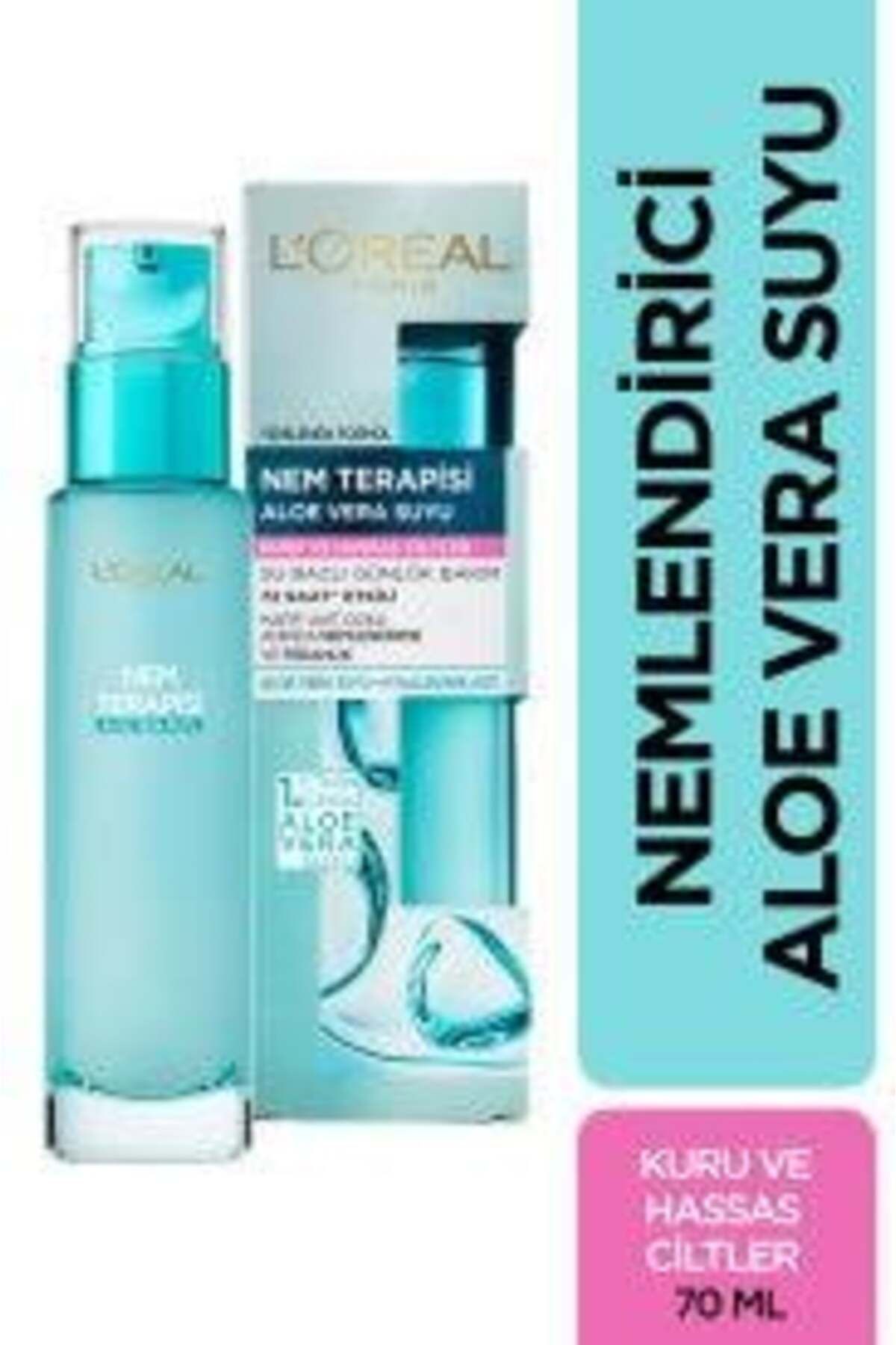 لورآل پاریس آب درمانی آلوئه ورا برای پوست های خشک و حساس 70 میلی لیتر L'Oreal Paris