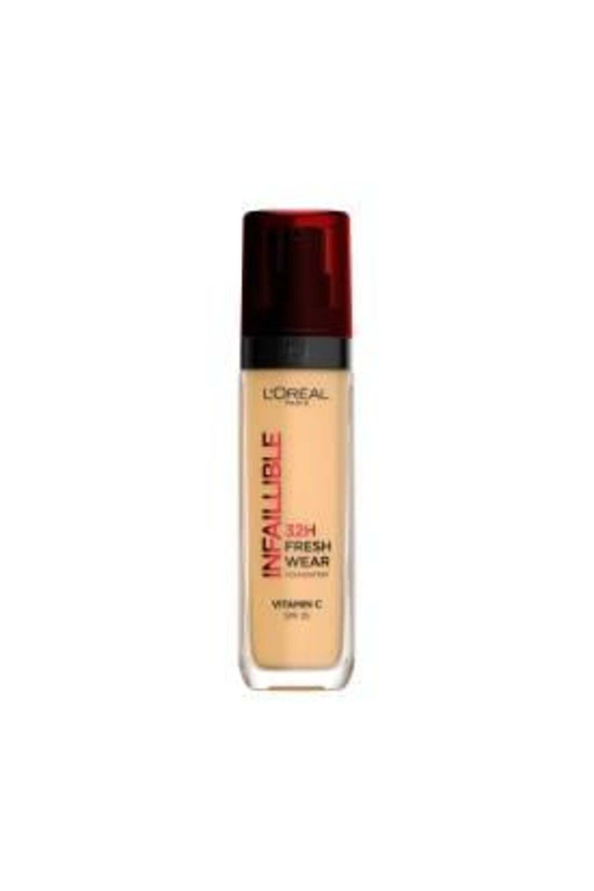 L'Oreal Paris L'oréal L'oréal Paris Infaillible 32h Fresh Wear Foundation Vitamin C - 145 رز بژ