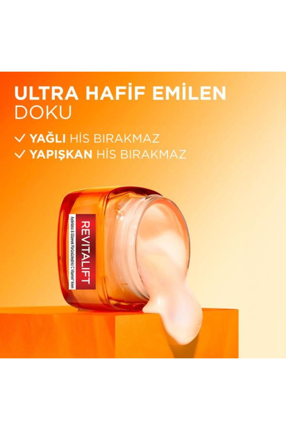 کرم ویتامین C روشن کننده و صاف کننده منافذ بالینی L'Oréal Paris Revitalift L'Oreal Paris