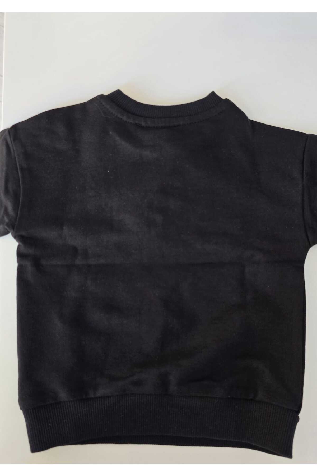MOW Kids Yılbaşı Temalı Unisex Bebek Çocuk Pamuklu Sweatshirt fotoğrafı 3 (önizleme)