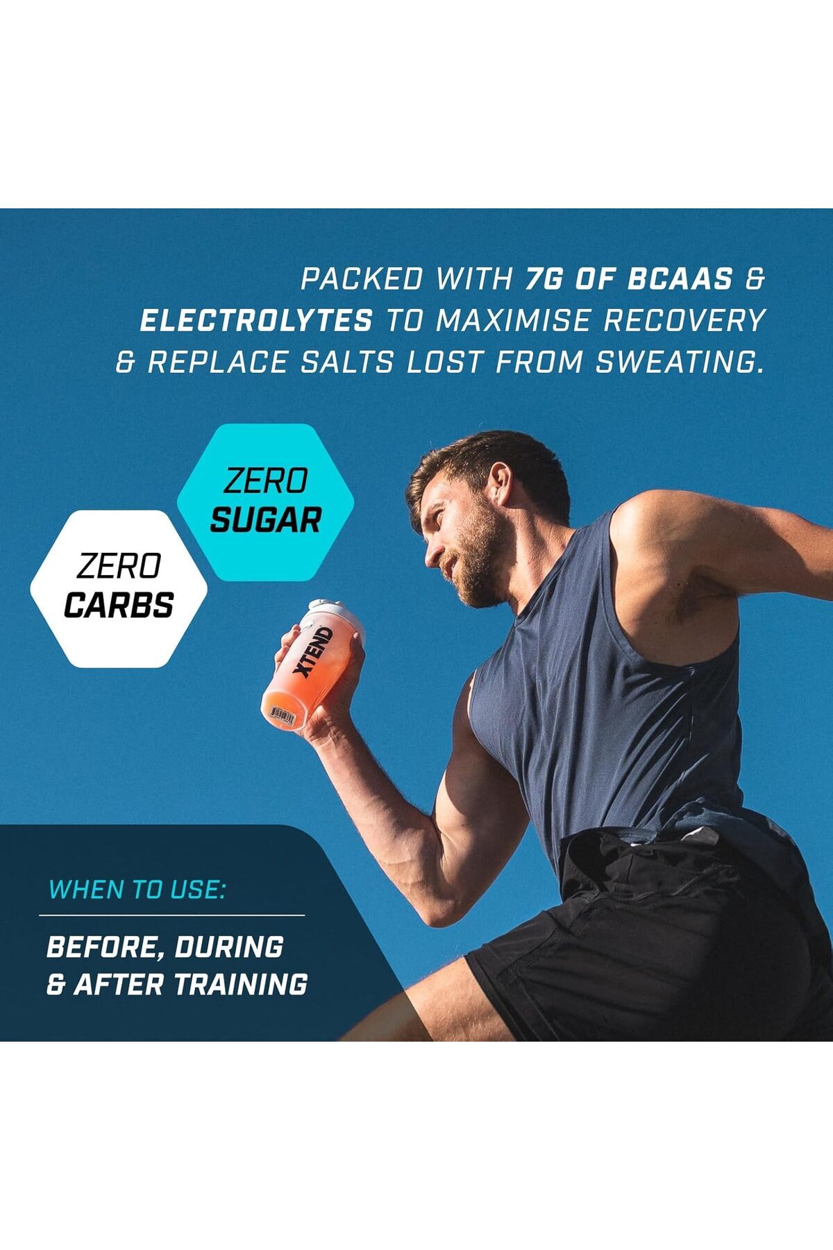 xtend-Original BCAA, Blue Raspberry Ice, 30, 7G BCAAs 5