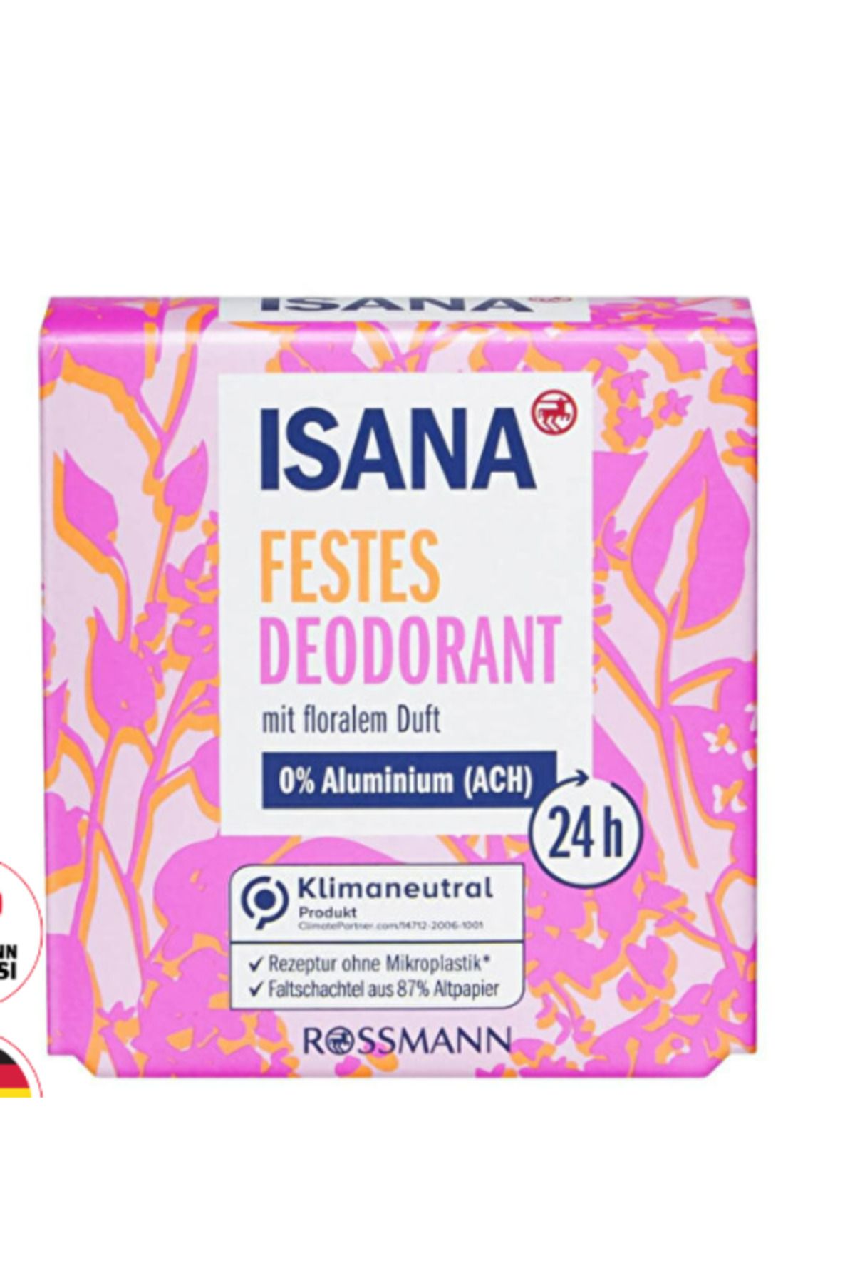 Isana Professional Isana Katı Deodorant Çiçeksi Koku 45 gr