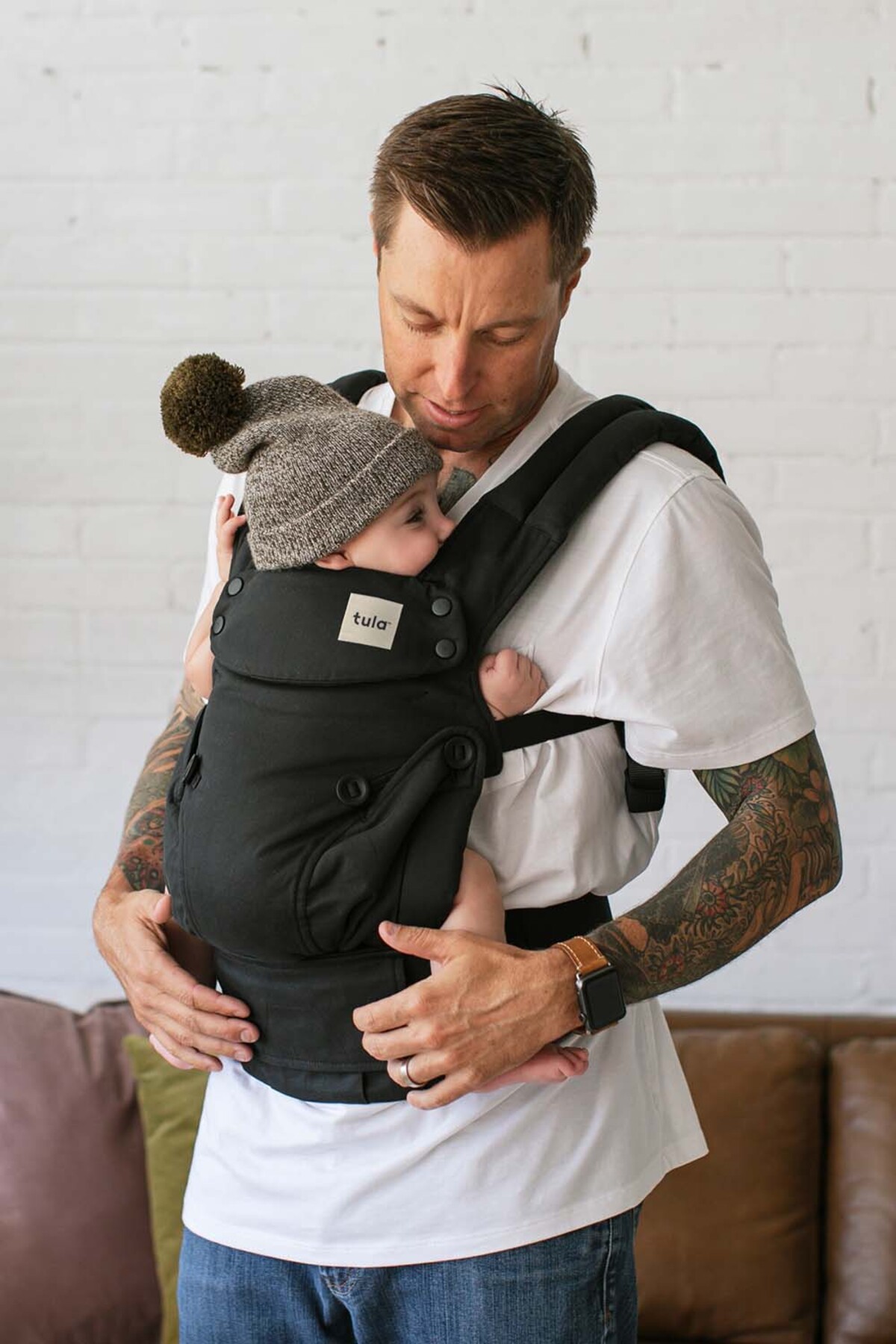 Ergobaby Tula Explore Mesh (Urbanista Black) 3 Farklı Taşıma Pozisyonlu Ergonomik Kanguru, 0-4 Yaş fotoğrafı 4 (önizleme)