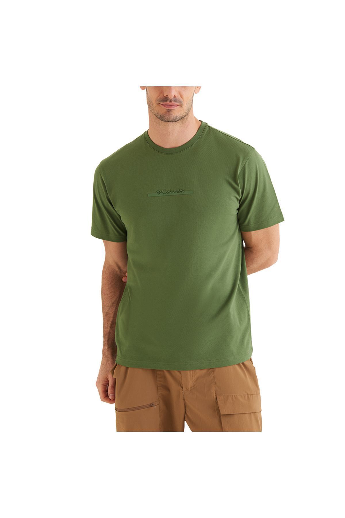 Columbia-Ανδρικό μπλουζάκι CSC Bar Split Graphic Print - Κοντό μανίκι 4