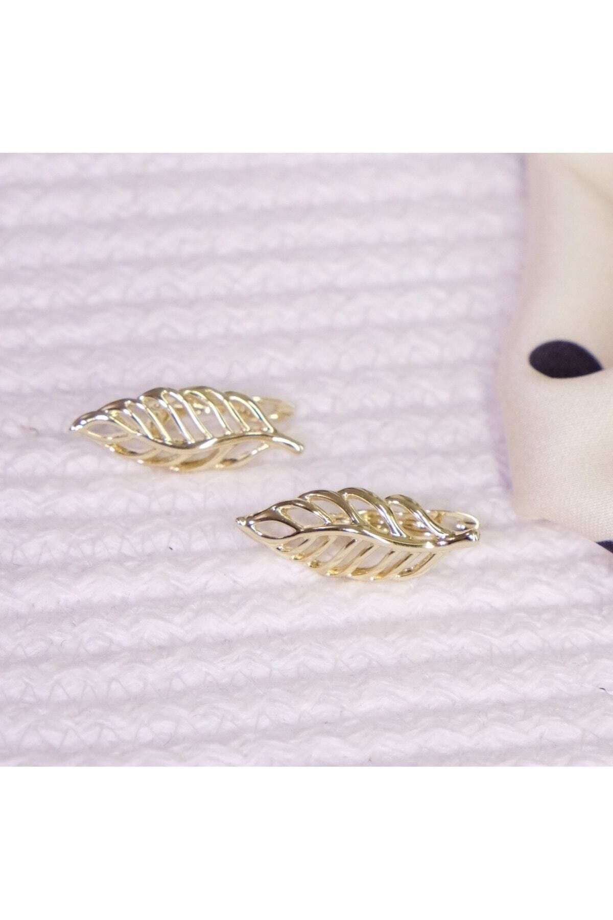 Lekka Design-VIP Series Steel Women's Luxury Leaf Earrings 3