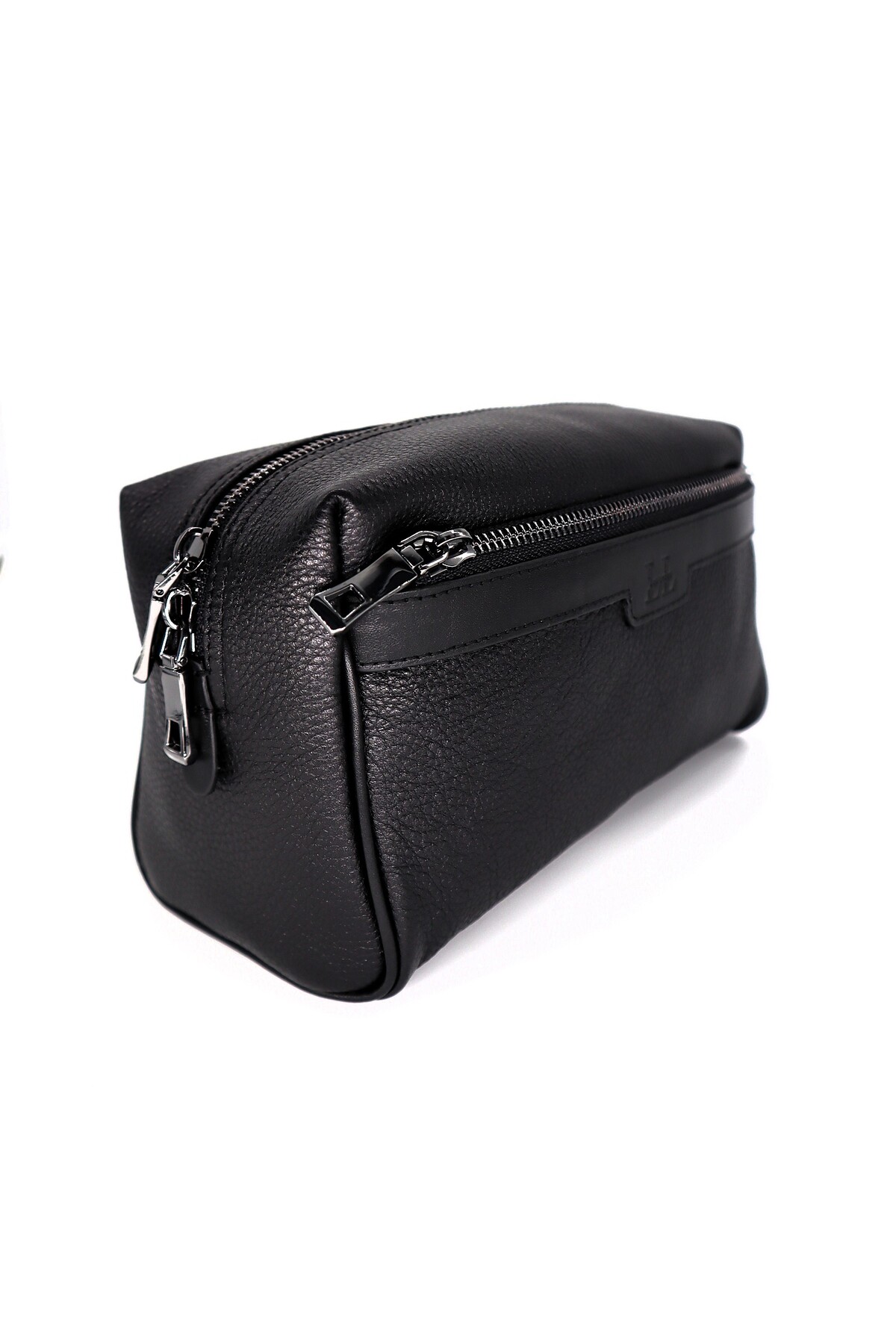 Lux Leder Hakiki Floater Deri Seyahat / Traş Çantası Dopp Kit görsel 2