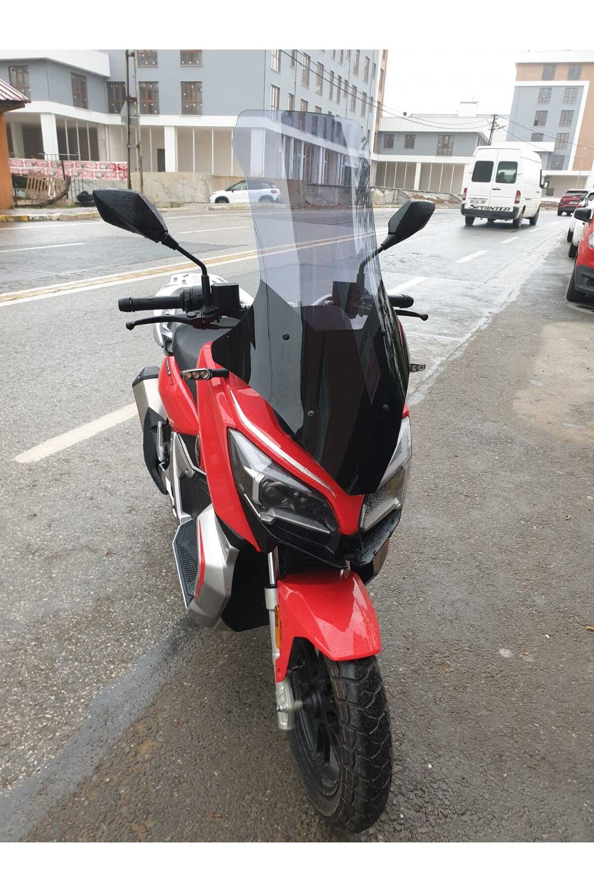 RKS Reale 125 Siperlik Ön Cam 2023-2025 Model 78cm Füme Renkli 4mm UZUN CAM
