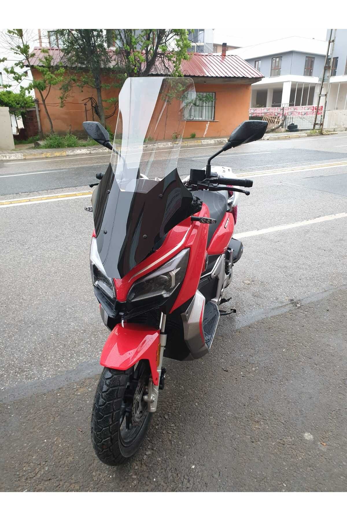 RKS Reale 125 Siperlik Ön Cam 2023-2025 Model 78cm şeffaf Renkli 4mm UZUN CAM