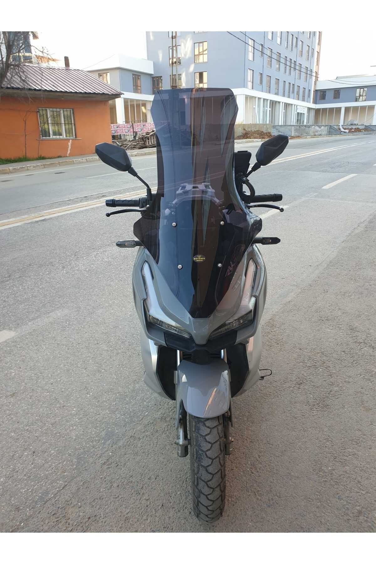 RKS Veloce 150 Siperlik Ön Cam 2023-2025 Model 78cm Siyah Renkli 4mm UZUN CAM
