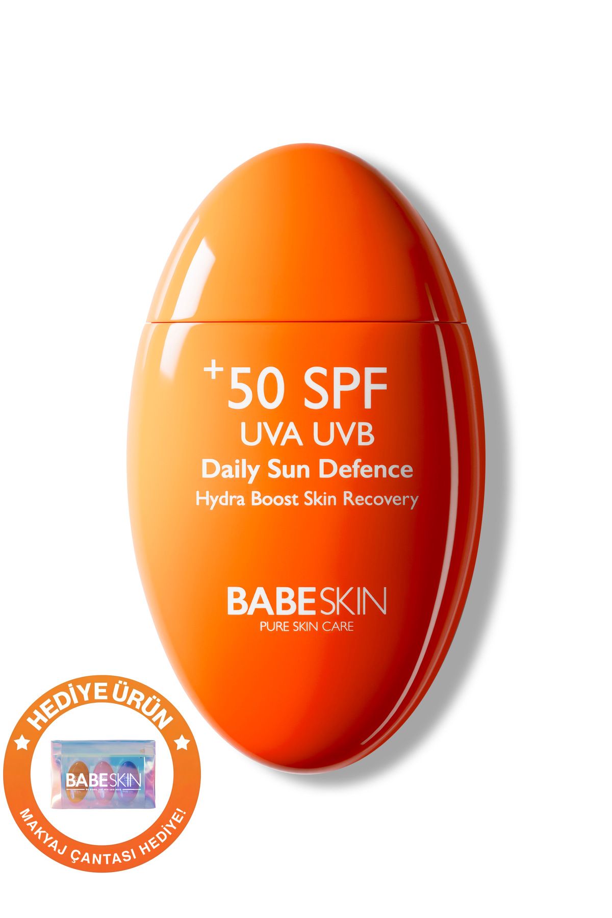 کرم ضد آفتاب موثر و مرطوب کننده پوست های حساس Babeskin با SPF 50، 50 میلی لیتر