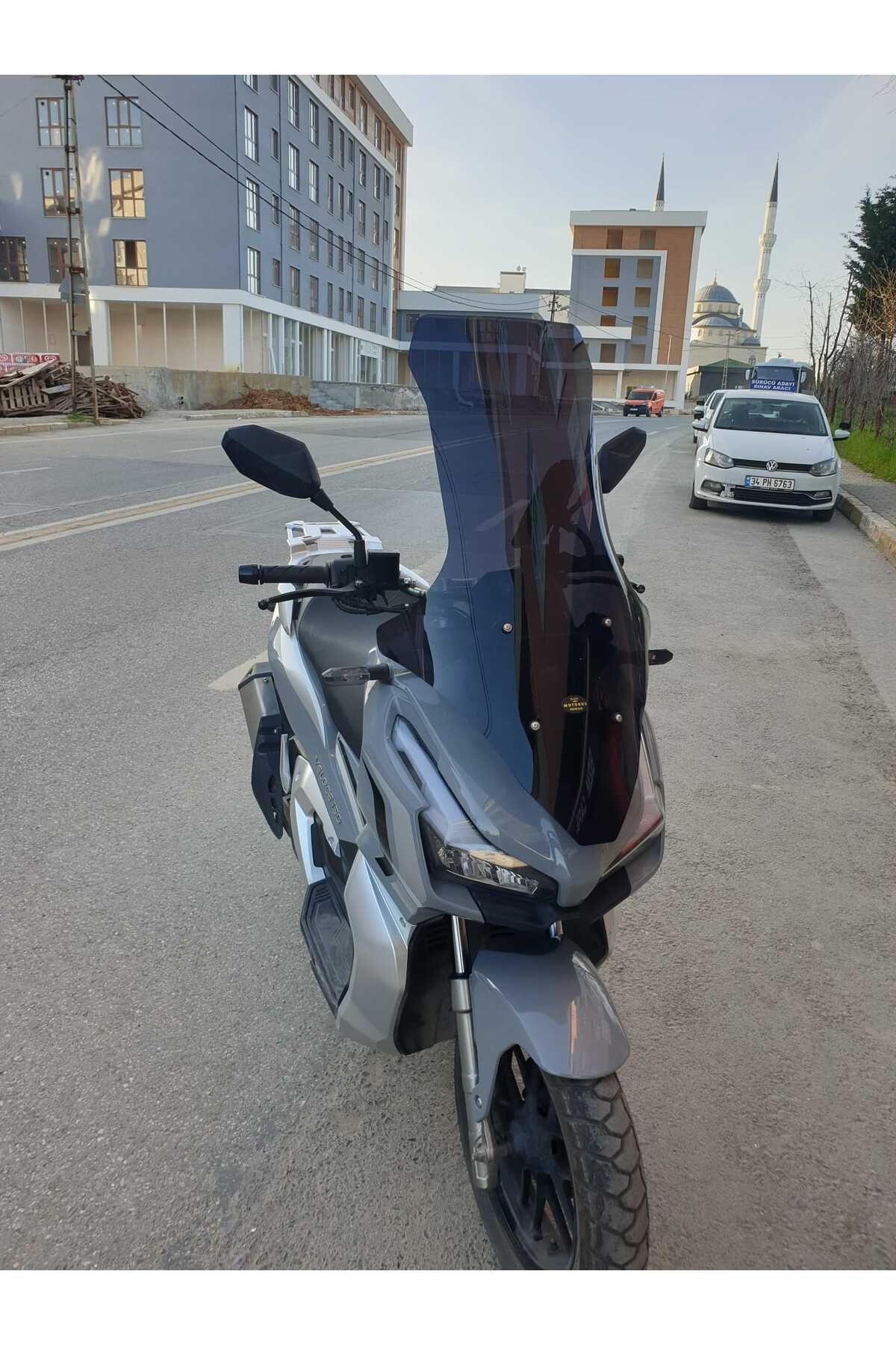 RKS Veloce 150 Siperlik Ön Cam 2023-2025 Model 78cm Siyah Renkli 4mm UZUN CAM