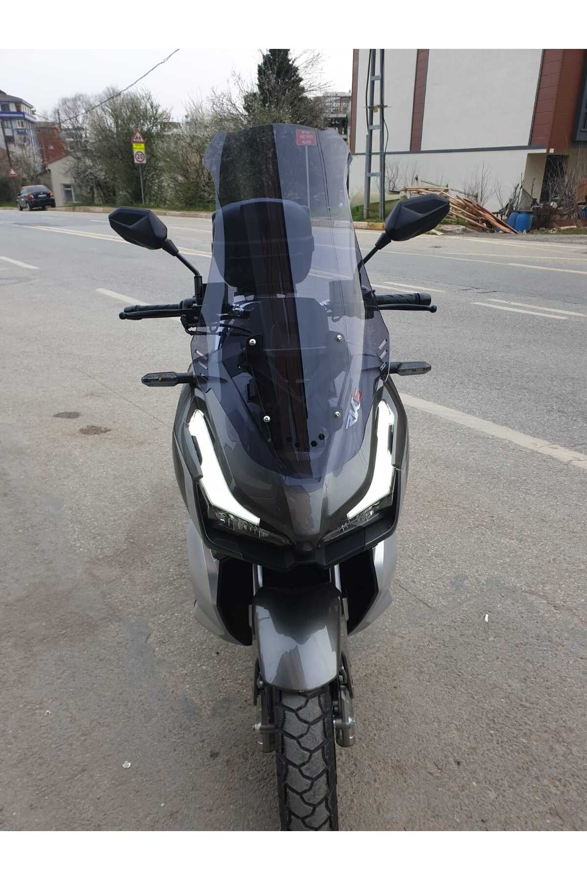 RKS Veloce 150 Siperlik Ön Cam 2023-2025 Model 75cm Füme Renkli 4mm UZUN CAM
